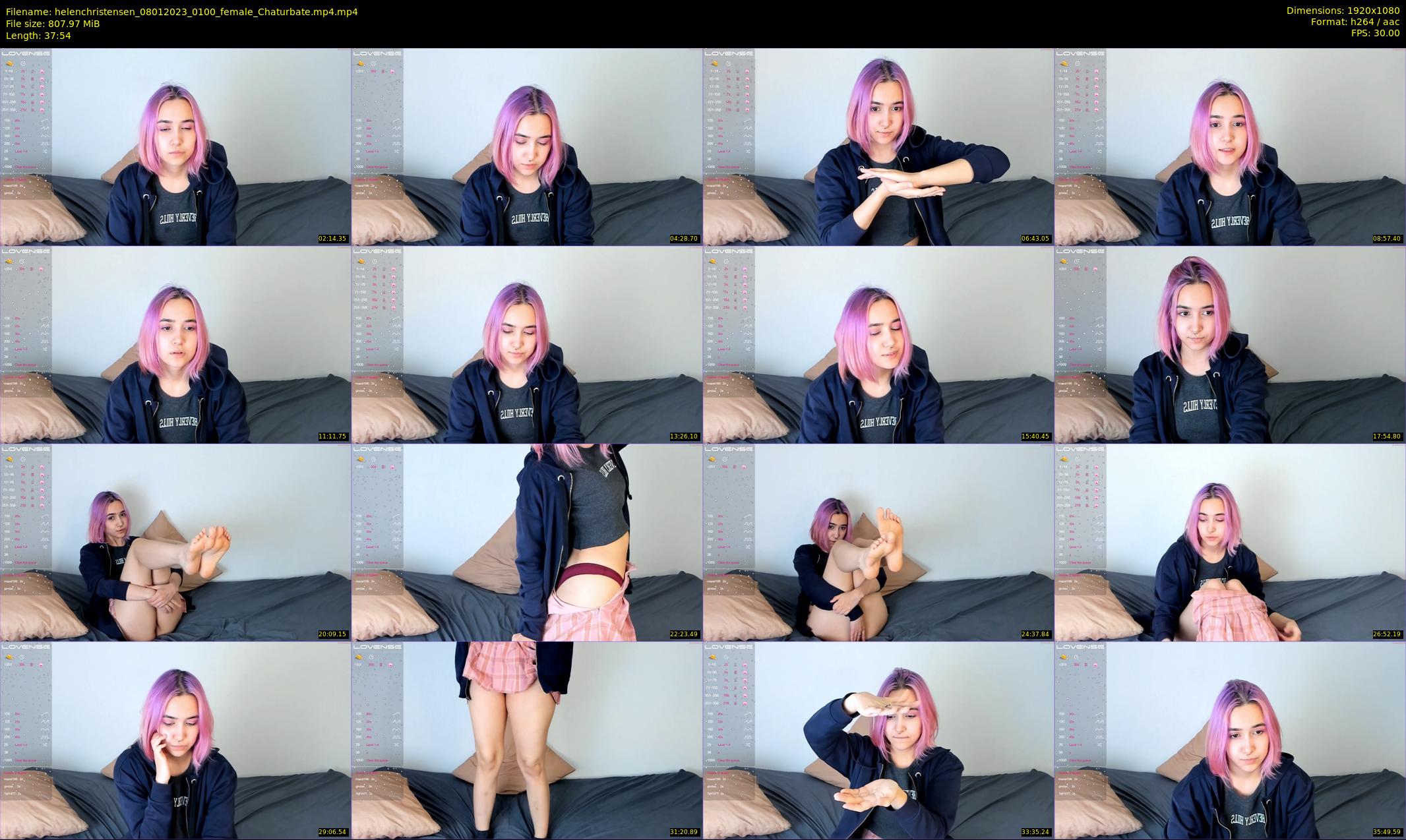 helenchristensen — 38 minute Chaturbate female cam show recording, 1080p, Jan 8, 2023