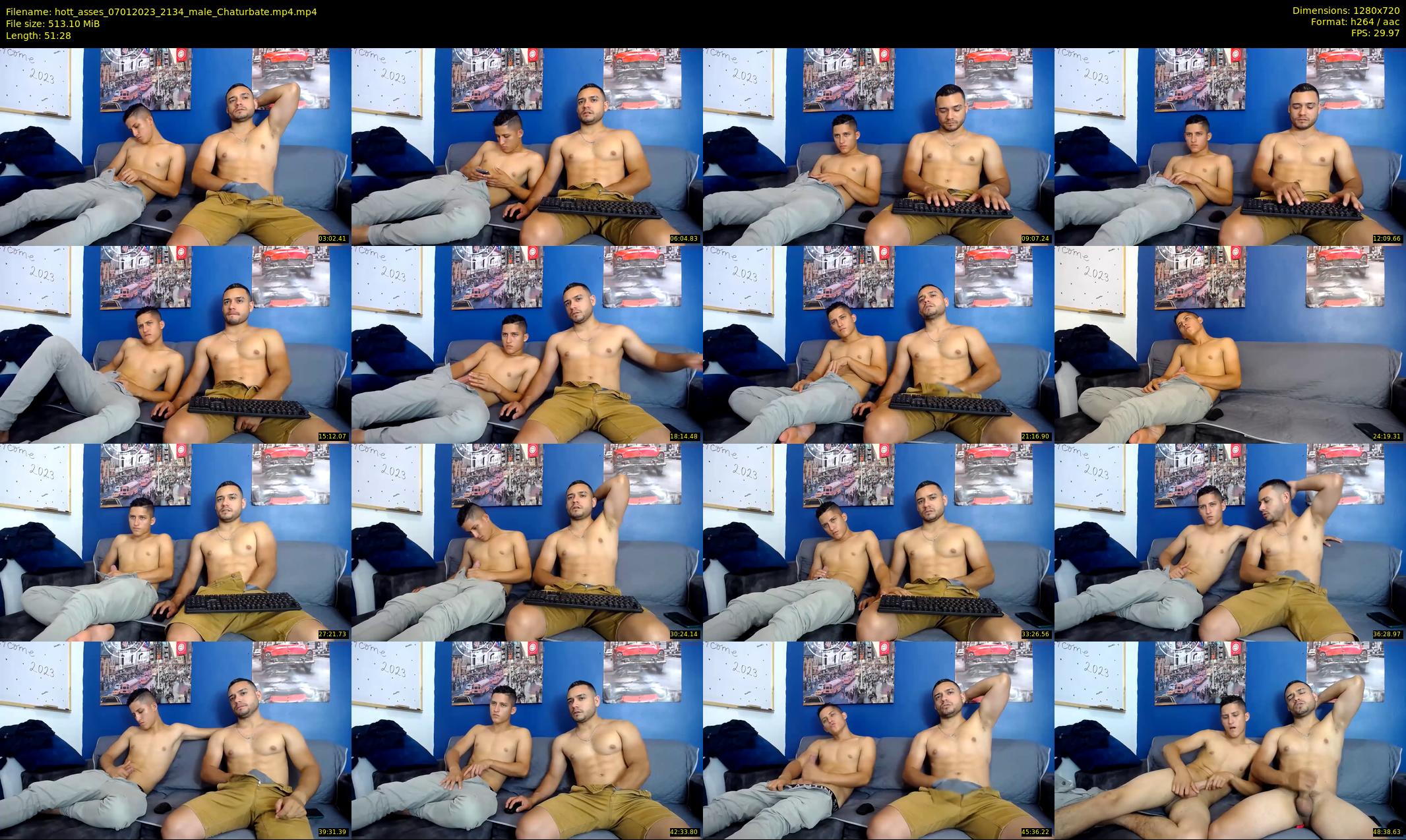 hott_asses — 52 minute Chaturbate male cam show recording, 720p, Jan 7, 2023