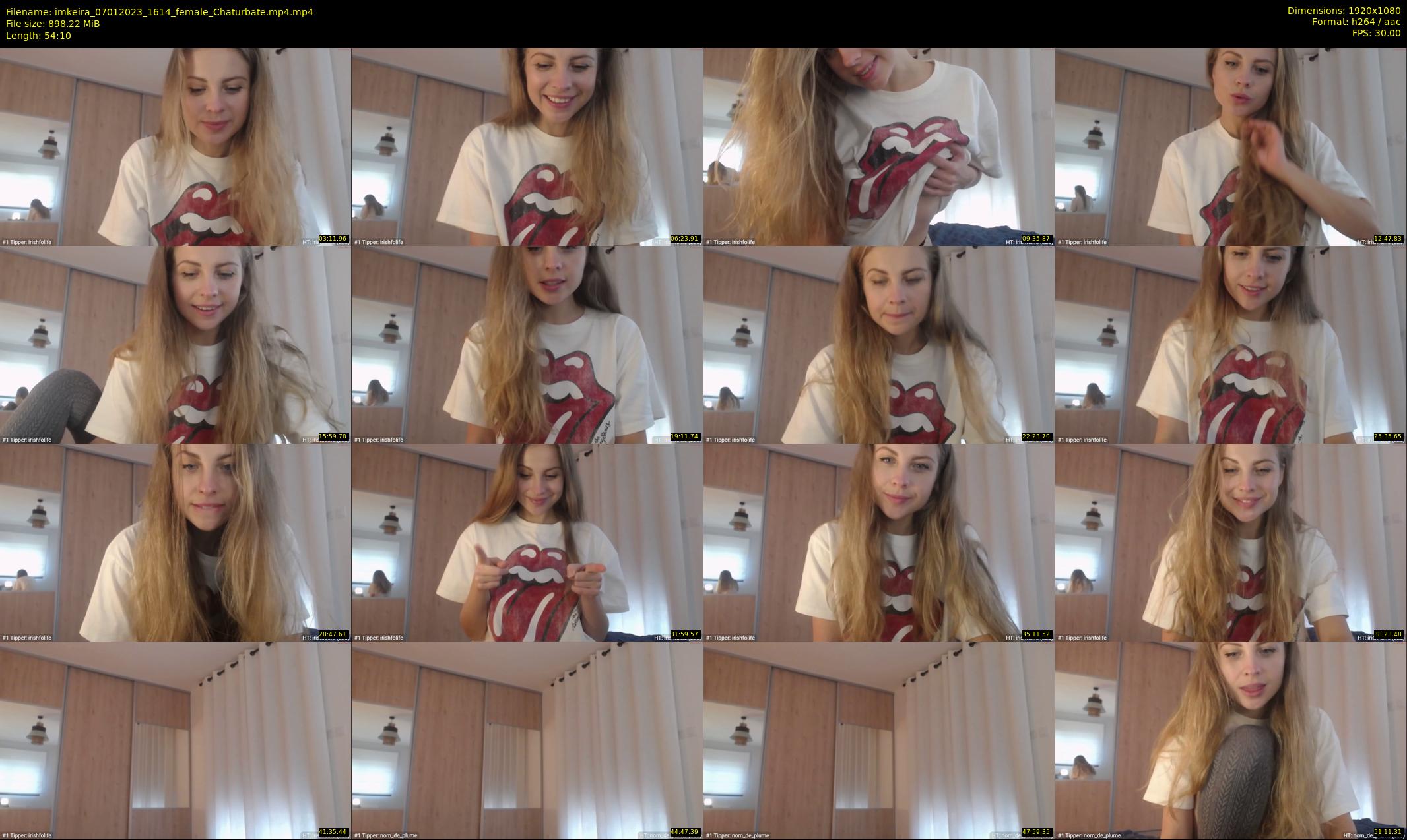 imkeira — 55 minute Chaturbate female cam show recording, 1080p, Jan 7, 2023
