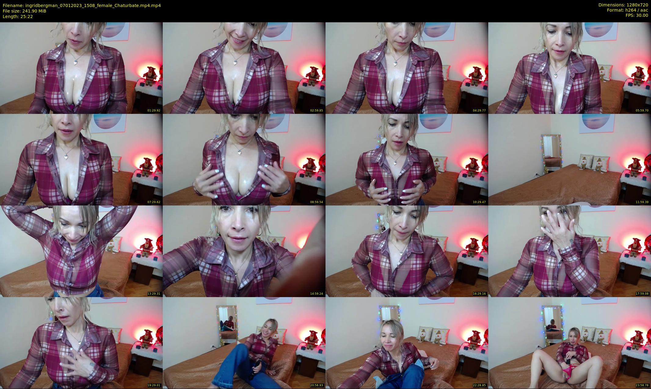 ingridbergman — 26 minute Chaturbate female cam show recording, 720p, Jan 7, 2023