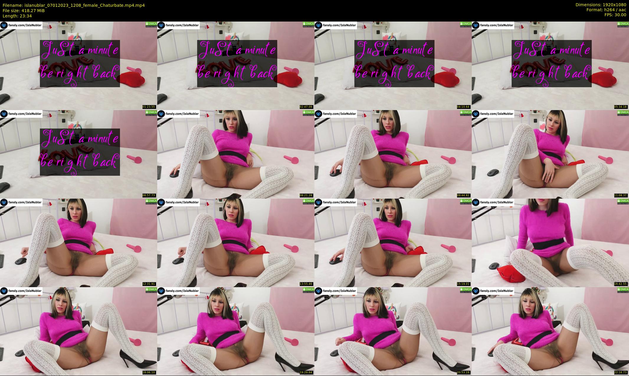 islanublar — 24 minute Chaturbate female cam show recording, 1080p, Jan 7, 2023