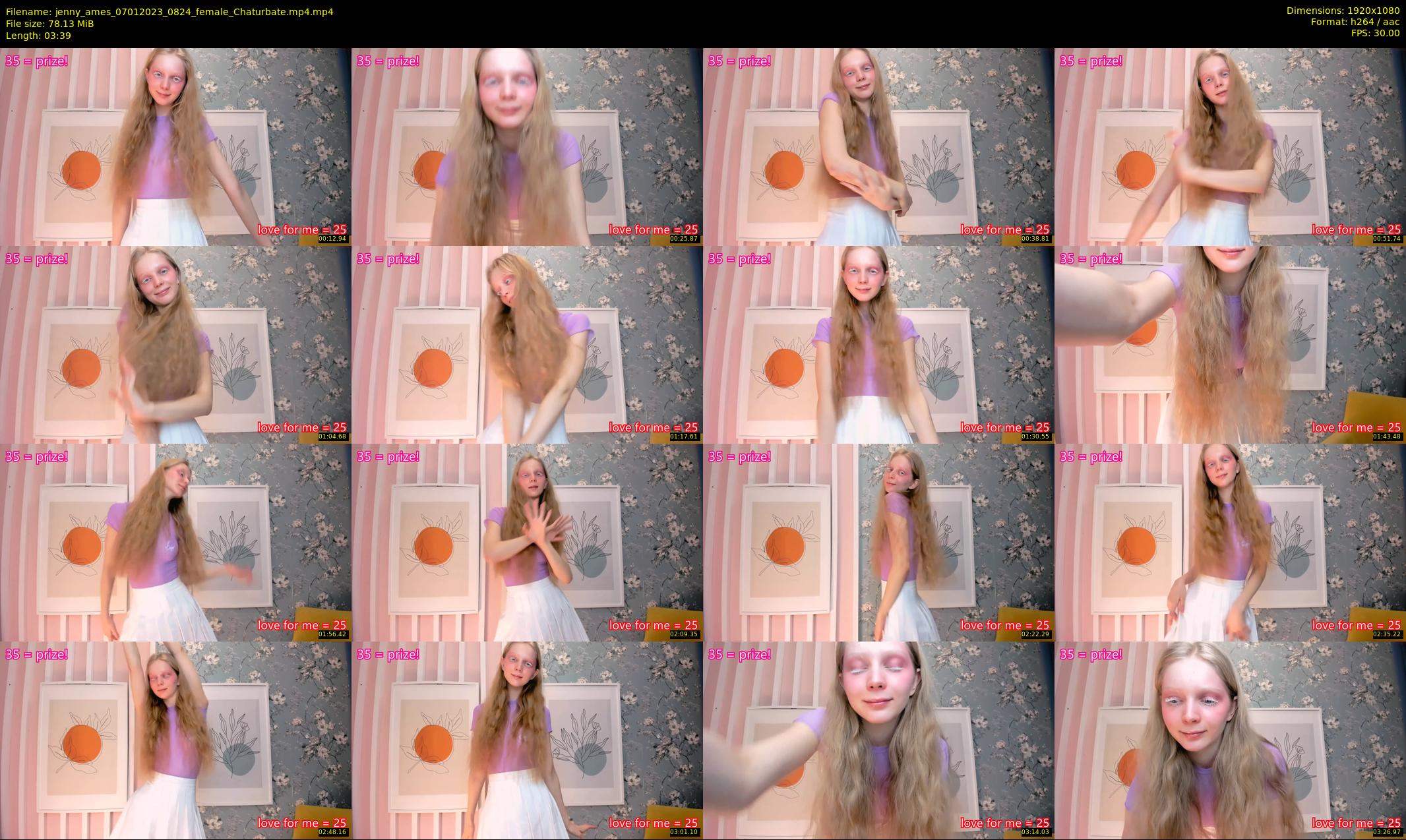 jenny_ames — 4 minute Chaturbate female cam show recording, 1080p, Jan 7, 2023