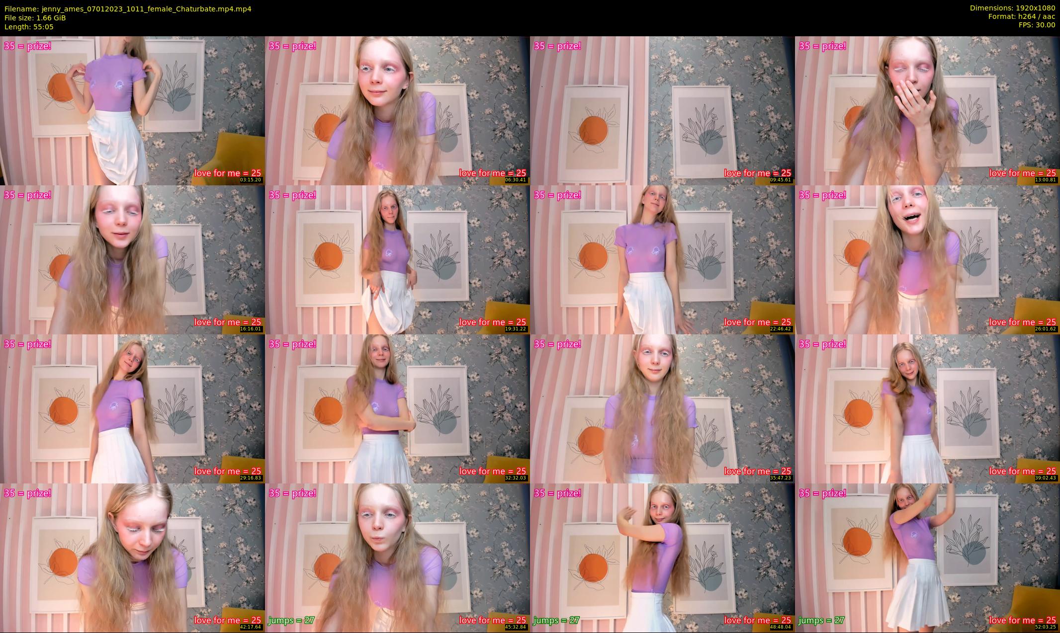 jenny_ames — 56 minute Chaturbate female cam show recording, 1080p, Jan 7, 2023
