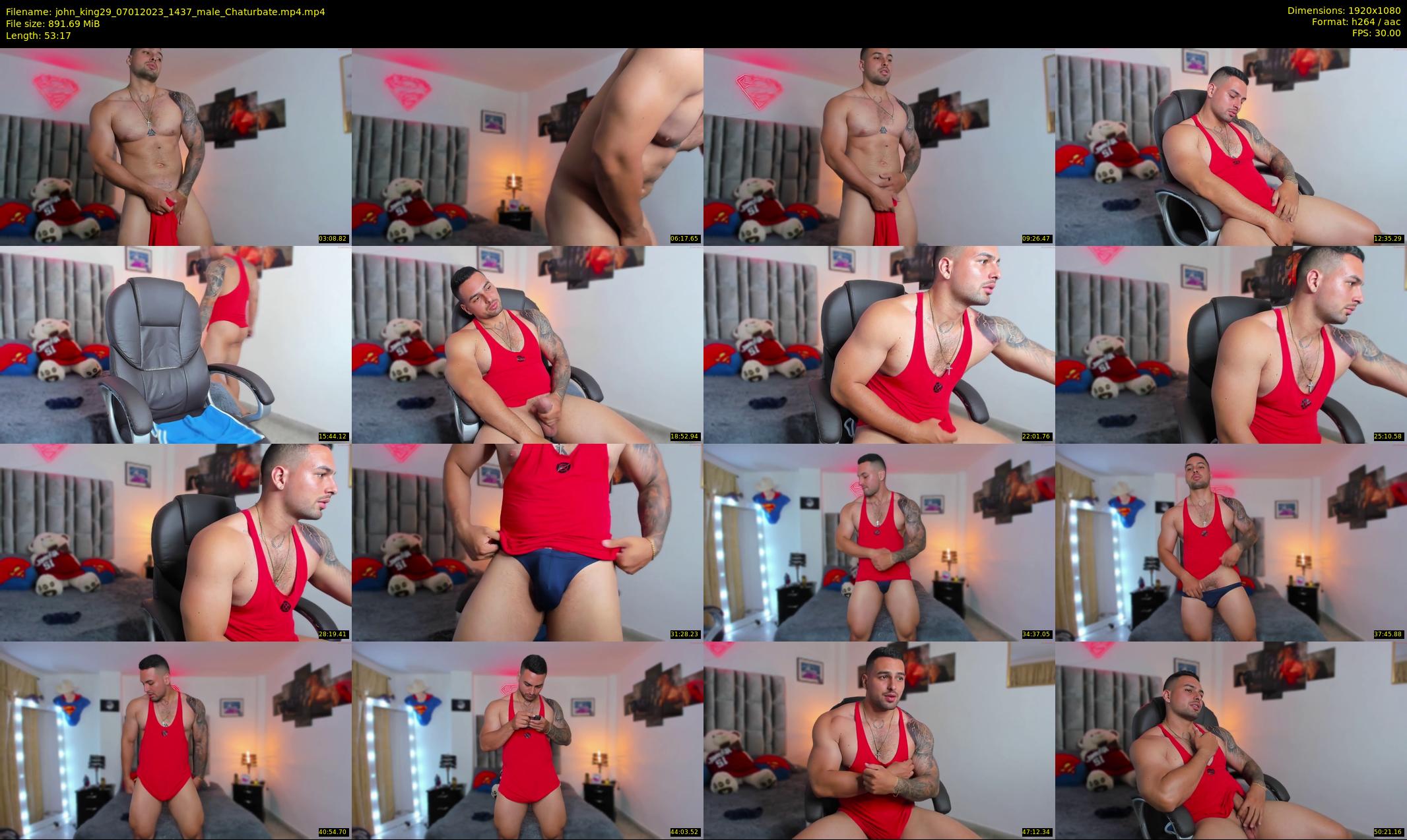 john_king29 — 54 minute Chaturbate male cam show recording, 1080p, Jan 7, 2023