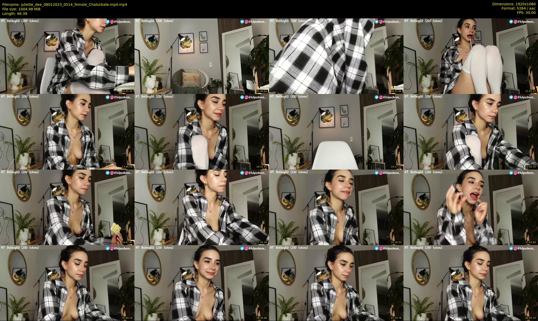 juliette_dee — 47 minute Chaturbate female cam show recording, 1080p, Jan 8, 2023