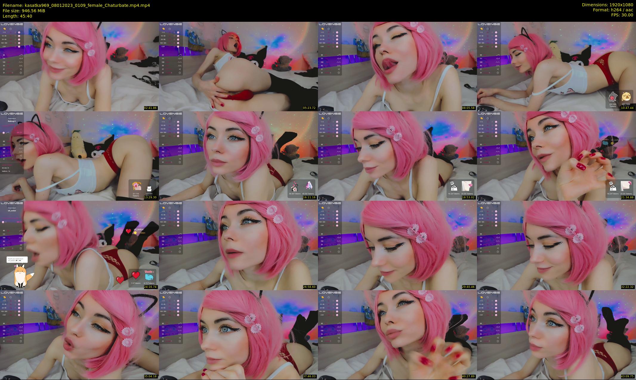 kasatka969 — 46 minute Chaturbate female cam show recording, 1080p, Jan 8, 2023