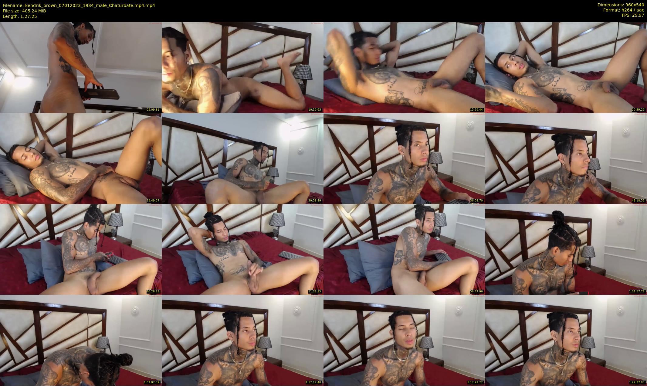kendrik_brown — 88 minute Chaturbate male cam show recording, 480p, Jan 7, 2023