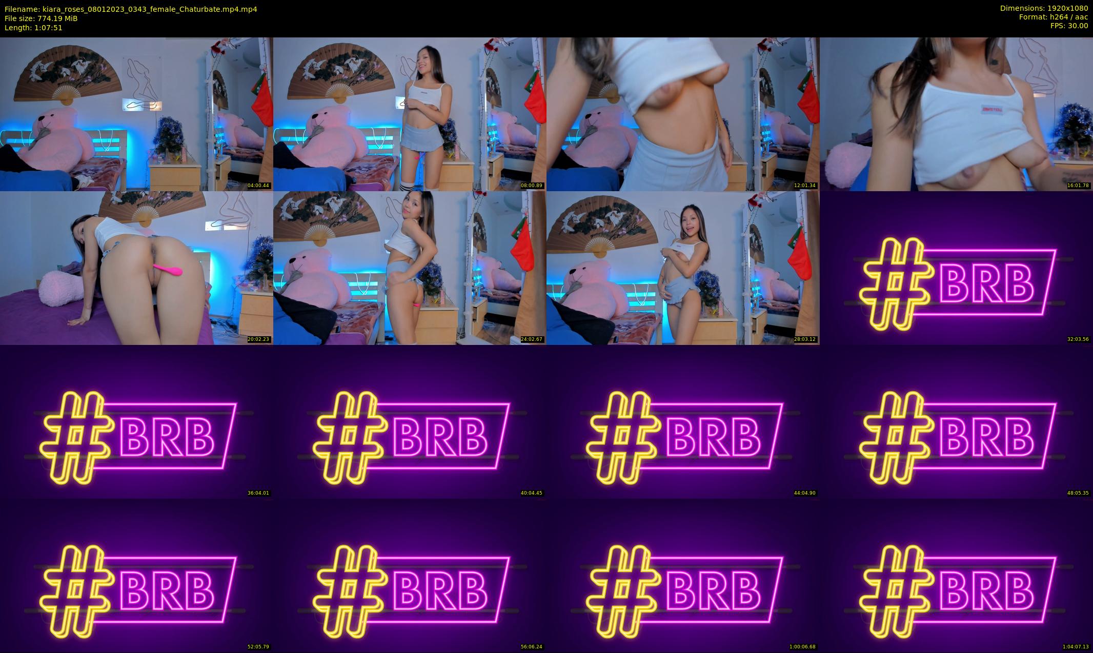 kiara_roses — 68 minute Chaturbate female cam show recording, 1080p, Jan 8, 2023
