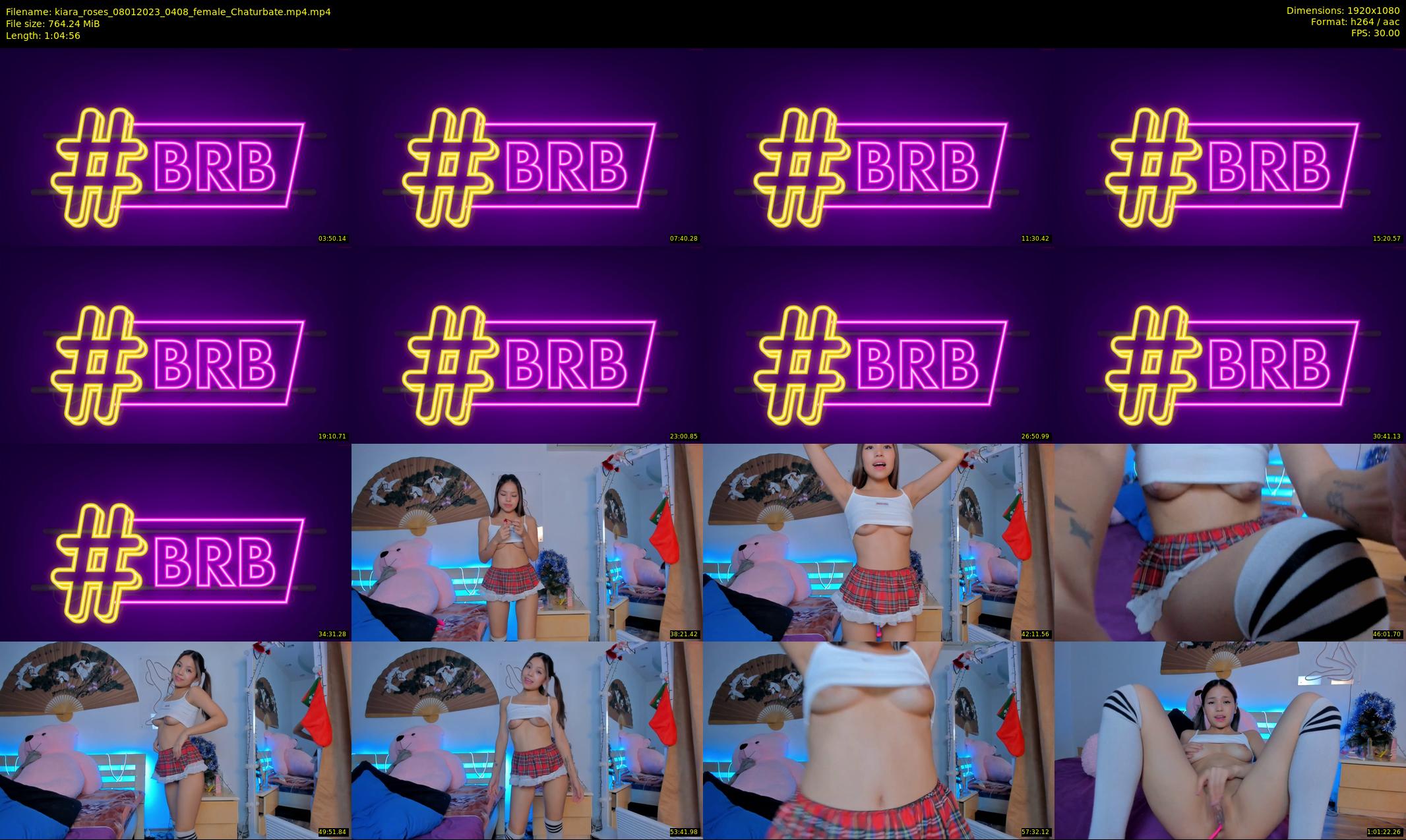 kiara_roses — 65 minute Chaturbate female cam show recording, 1080p, Jan 8, 2023
