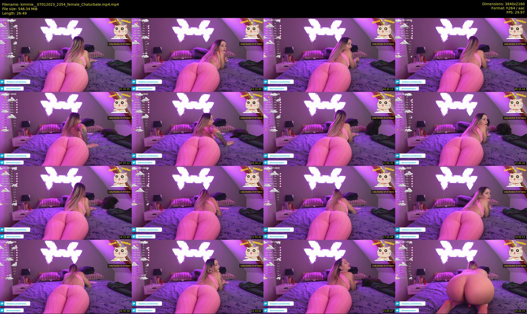 kimmie_ — 27 minute Chaturbate female cam show recording, 4K, Jan 7, 2023