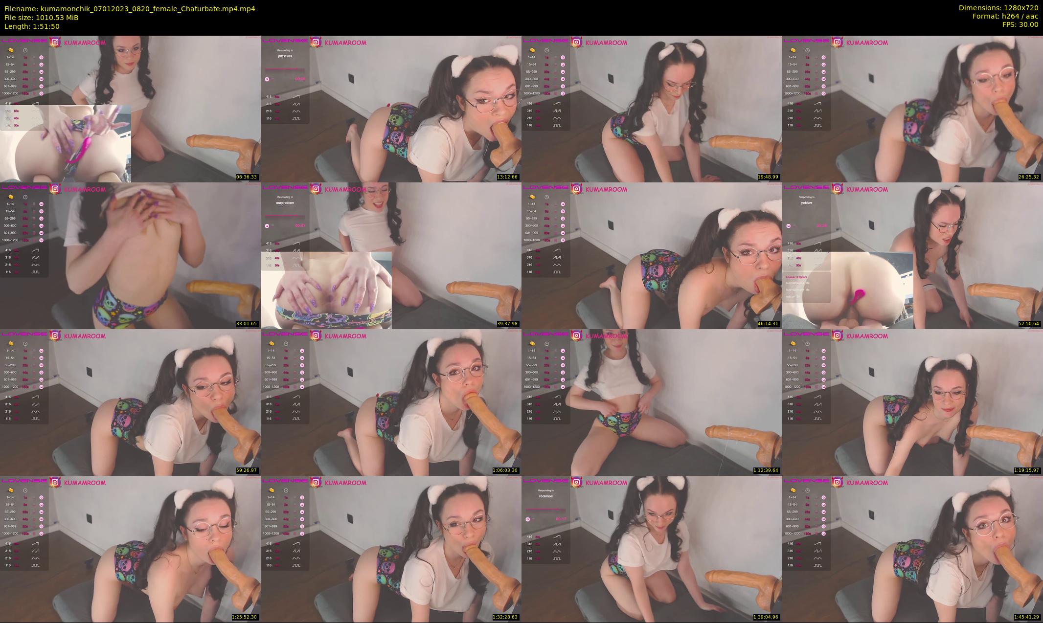 kumamonchik — 112 minute Chaturbate couple cam show recording, 720p, Jan 7, 2023