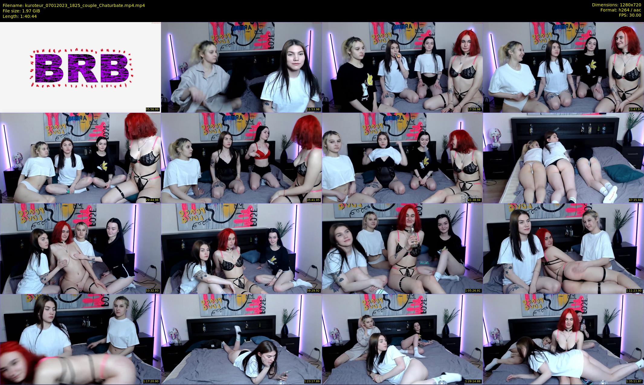 kuroteur — 101 minute Chaturbate couple cam show recording, 720p, Jan 7, 2023