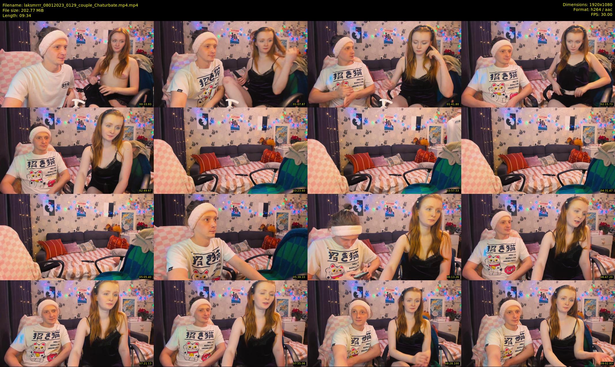 laksmrrr — 10 minute Chaturbate couple cam show recording, 1080p, Jan 8, 2023