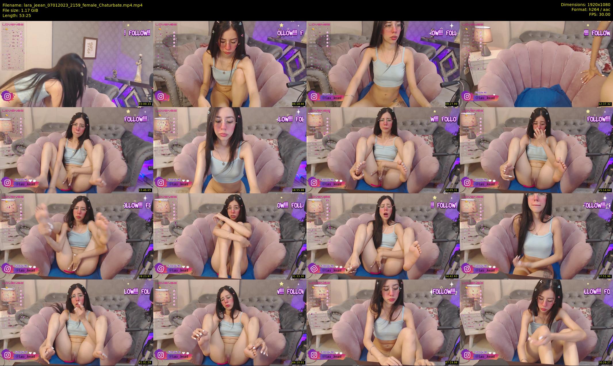 lara_jeean — 54 minute Chaturbate female cam show recording, 1080p, Jan 7, 2023