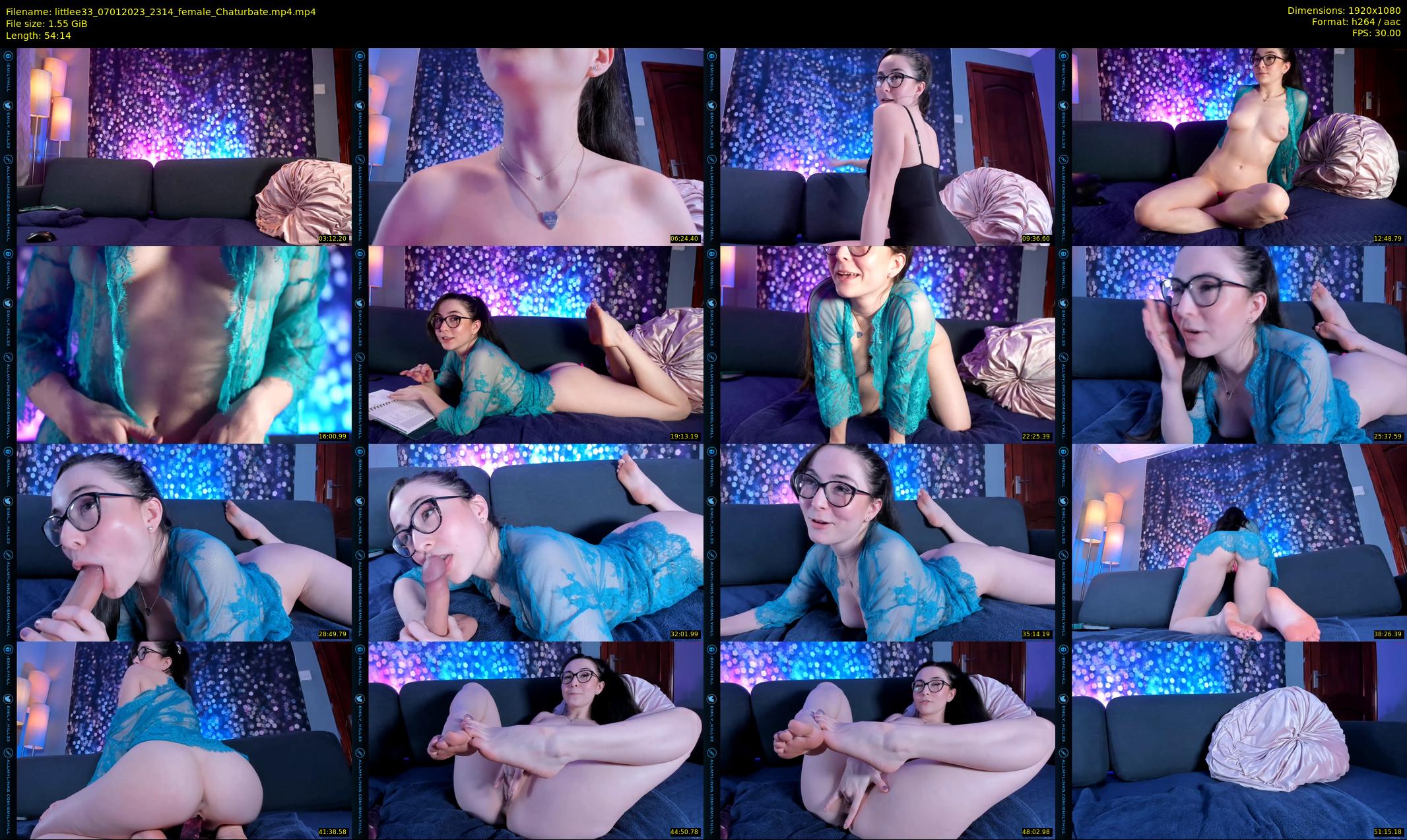 littlee33 — 55 minute Chaturbate female cam show recording, 1080p, Jan 7, 2023