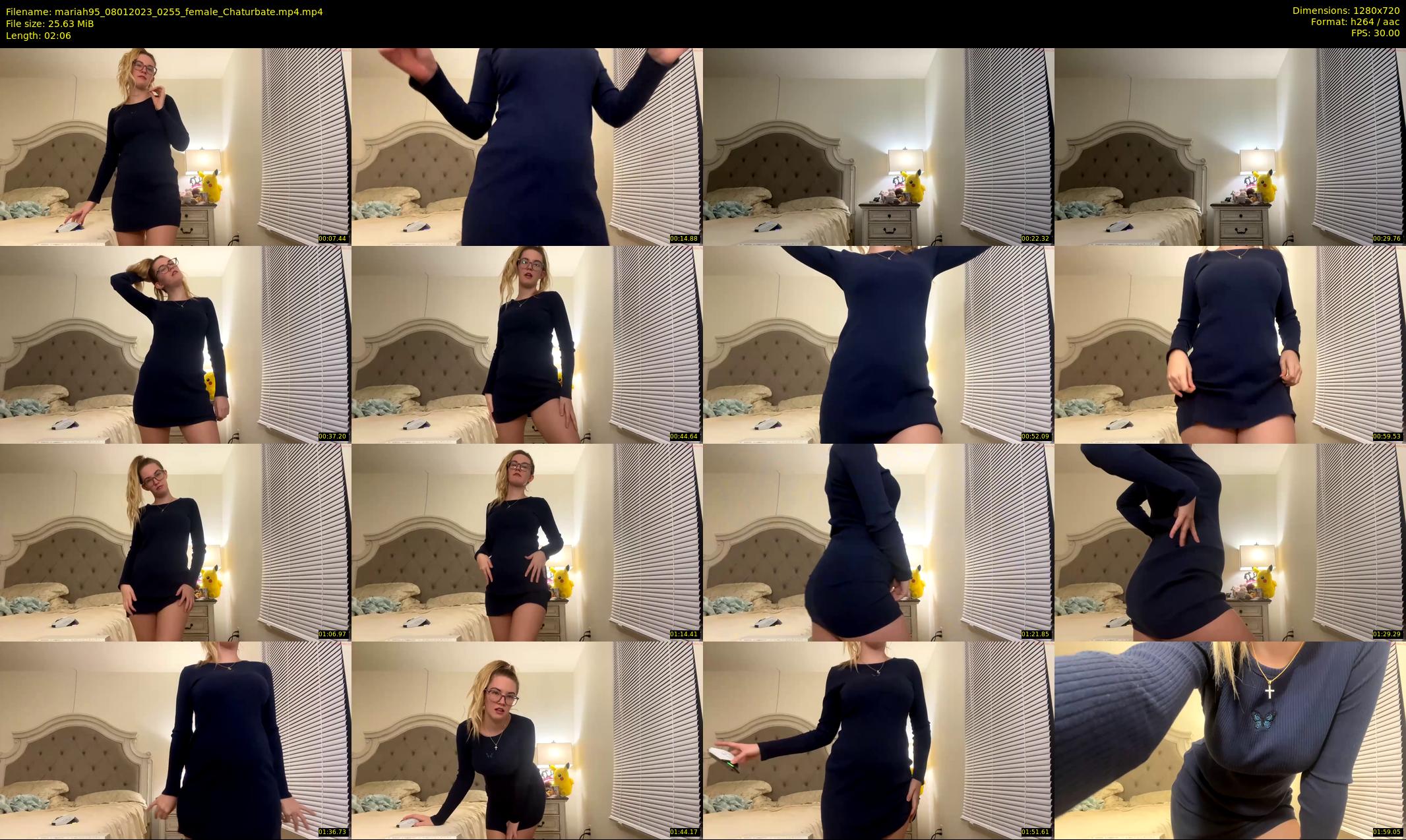 mariah95 — 3 minute Chaturbate female cam show recording, 720p, Jan 8, 2023