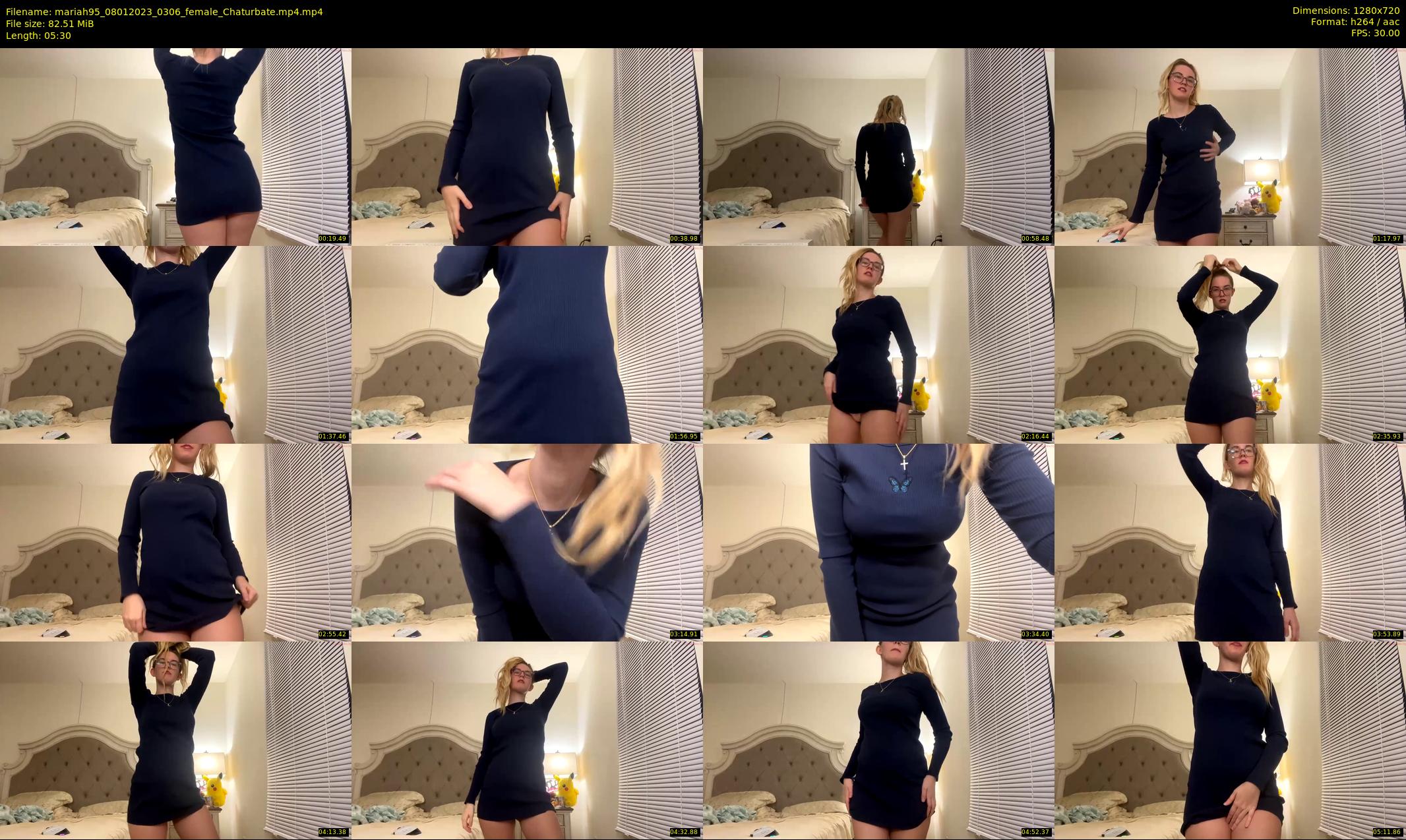mariah95 — 6 minute Chaturbate female cam show recording, 720p, Jan 8, 2023