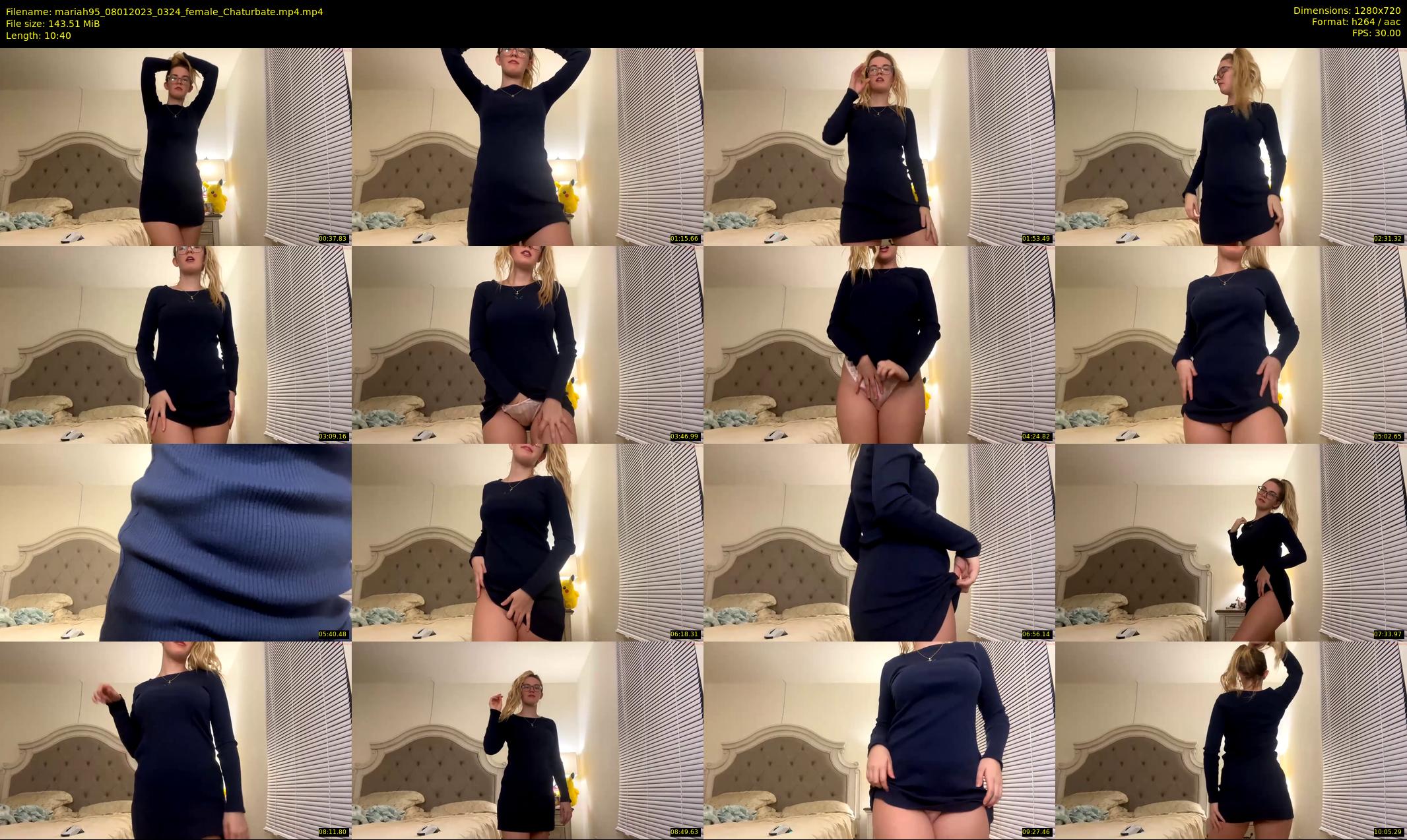 mariah95 — 11 minute Chaturbate female cam show recording, 720p, Jan 8, 2023