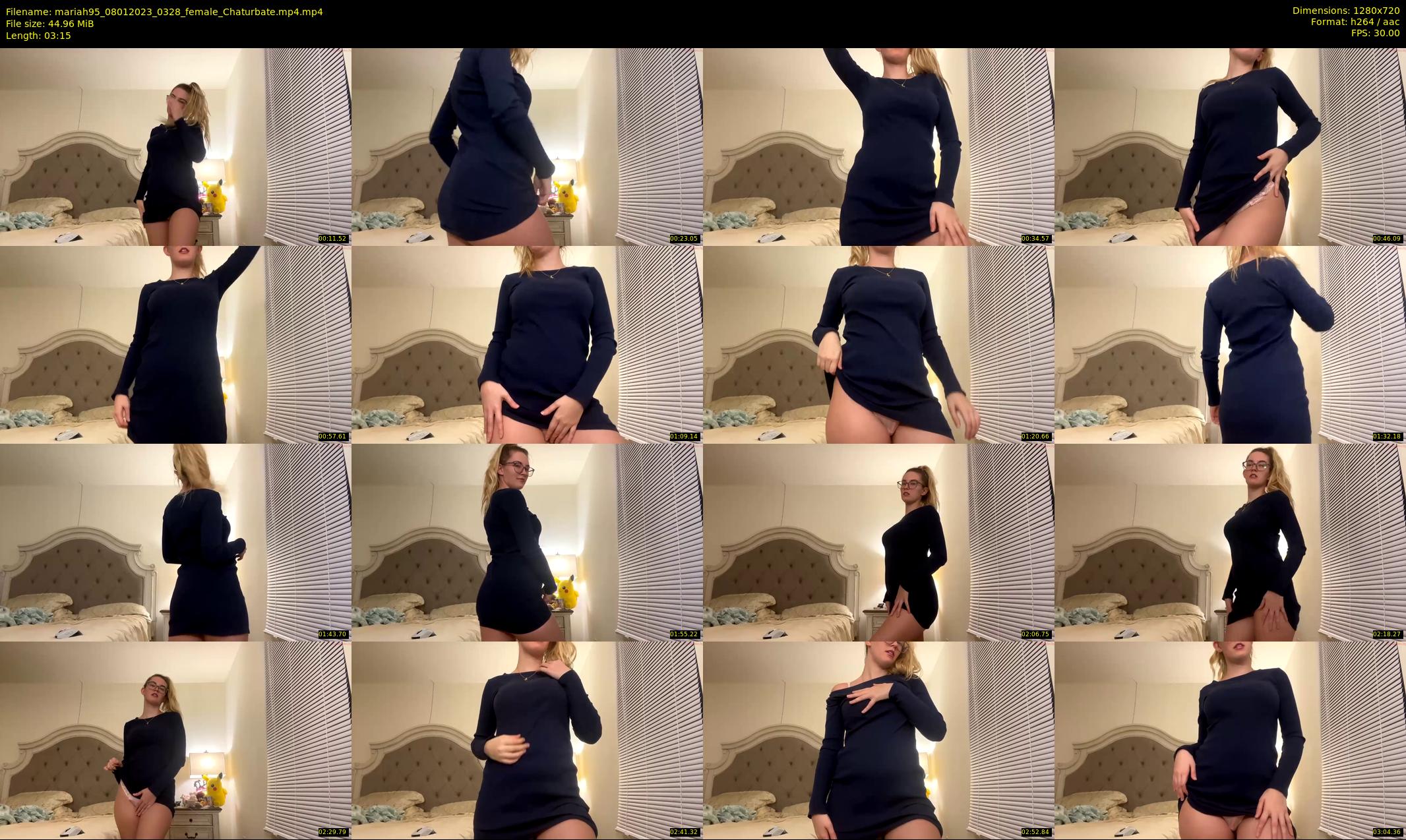 mariah95 — 4 minute Chaturbate female cam show recording, 720p, Jan 8, 2023