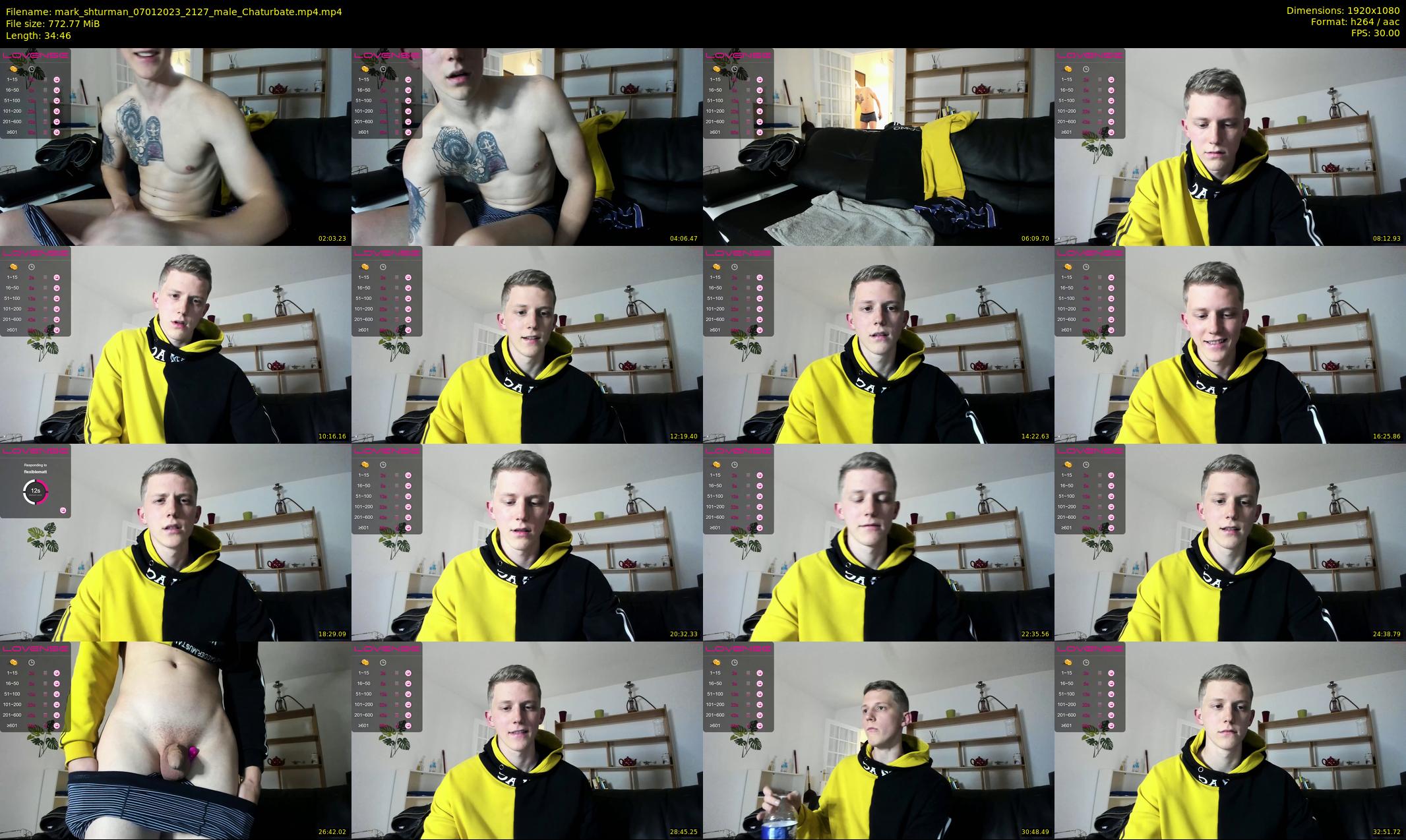 mark_shturman — 35 minute Chaturbate male cam show recording, 1080p, Jan 7, 2023