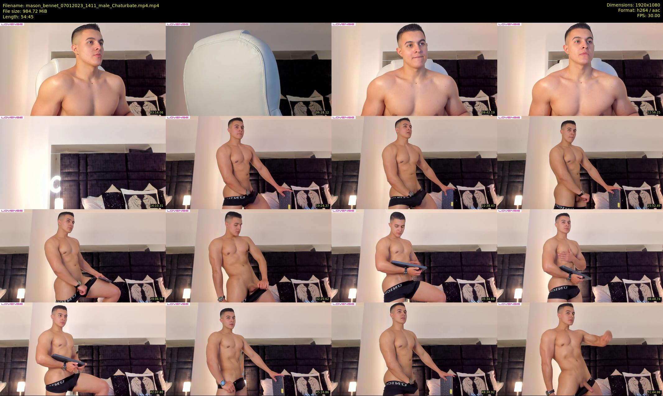 mason_bennet — 55 minute Chaturbate male cam show recording, 1080p, Jan 7, 2023