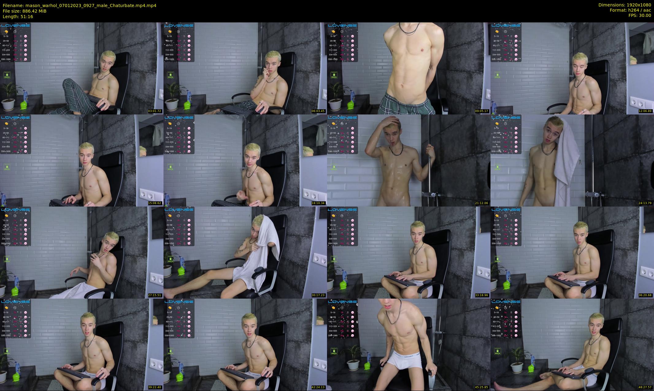 mason_warhol — 52 minute Chaturbate male cam show recording, 1080p, Jan 7, 2023
