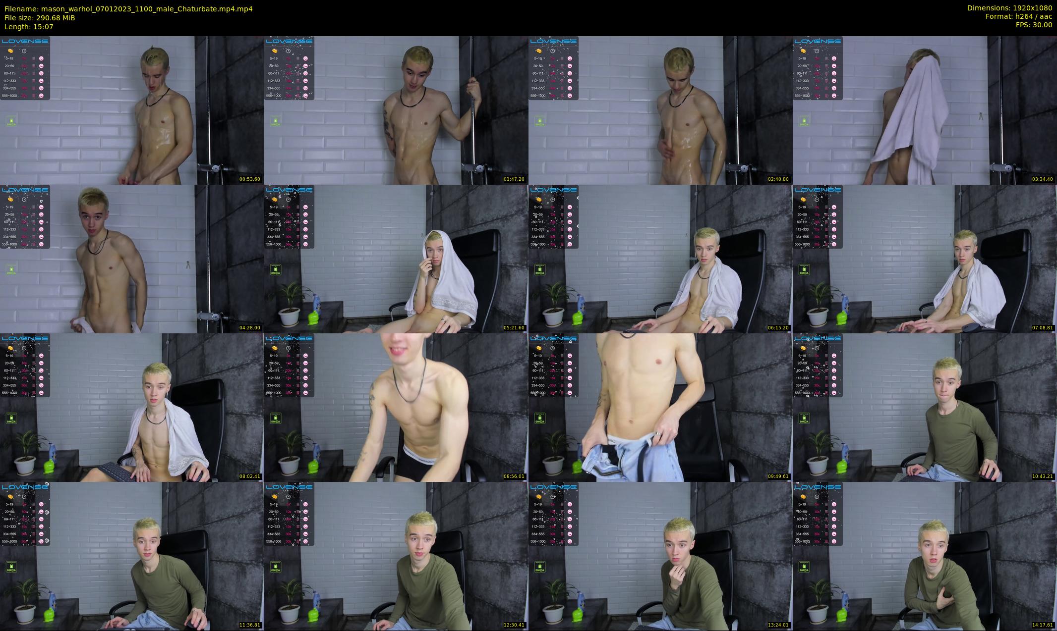mason_warhol — 16 minute Chaturbate male cam show recording, 1080p, Jan 7, 2023