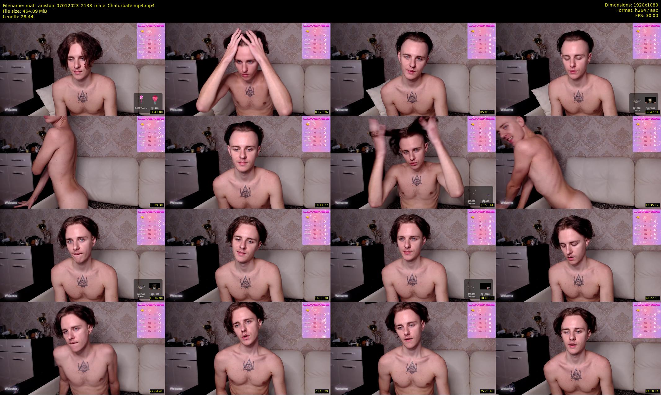 matt_aniston — 29 minute Chaturbate male cam show recording, 1080p, Jan 7, 2023