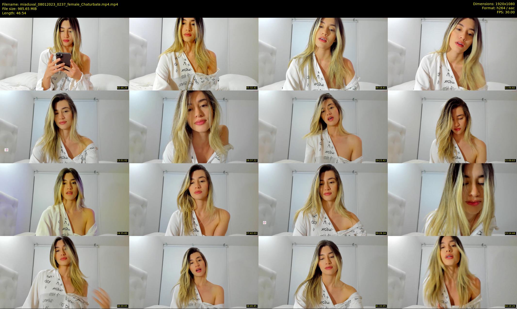 miaduval — 47 minute Chaturbate female cam show recording, 1080p, Jan 8, 2023