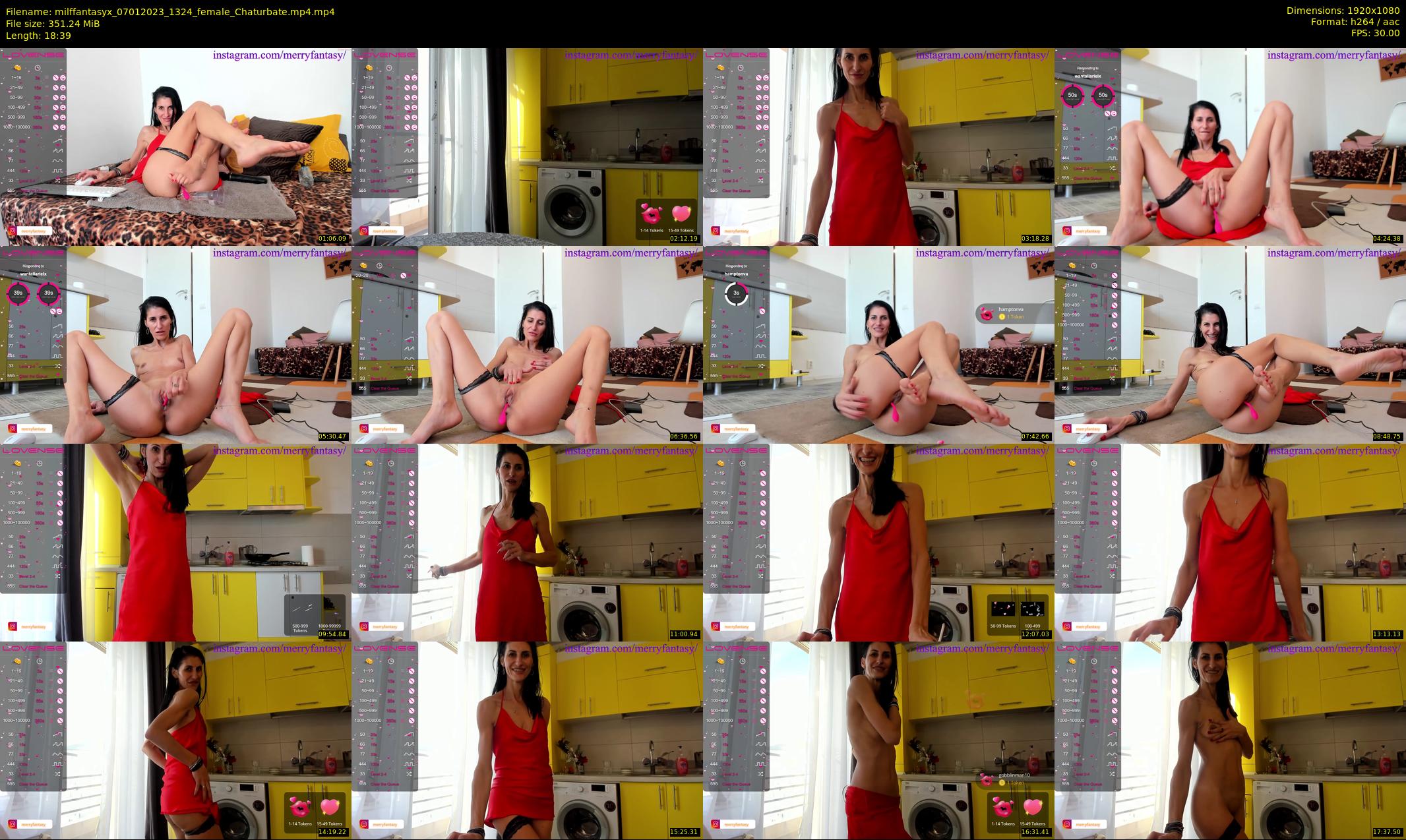 milffantasyx — 19 minute Chaturbate female cam show recording, 1080p, Jan 7, 2023