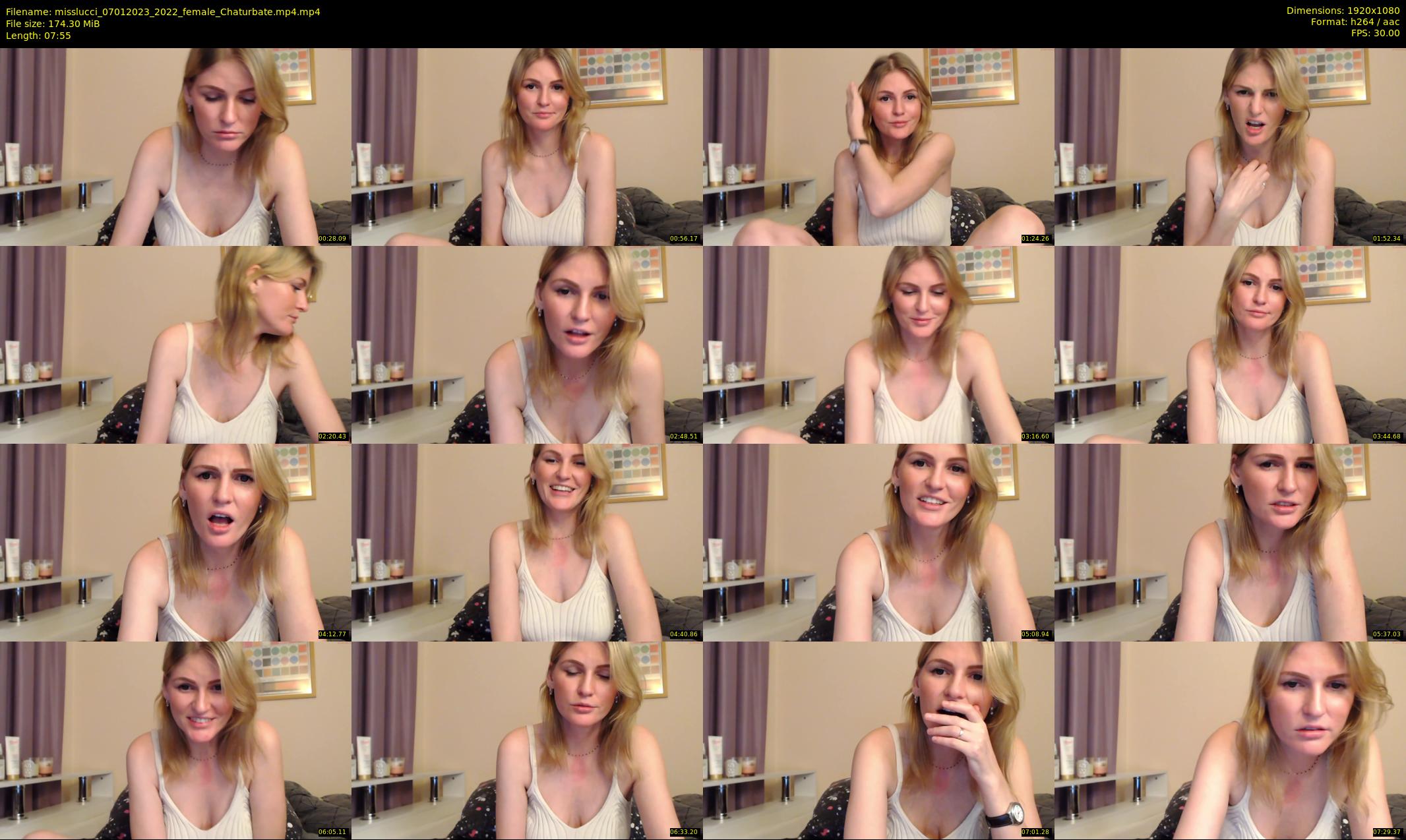 misslucci — 8 minute Chaturbate female cam show recording, 1080p, Jan 7, 2023