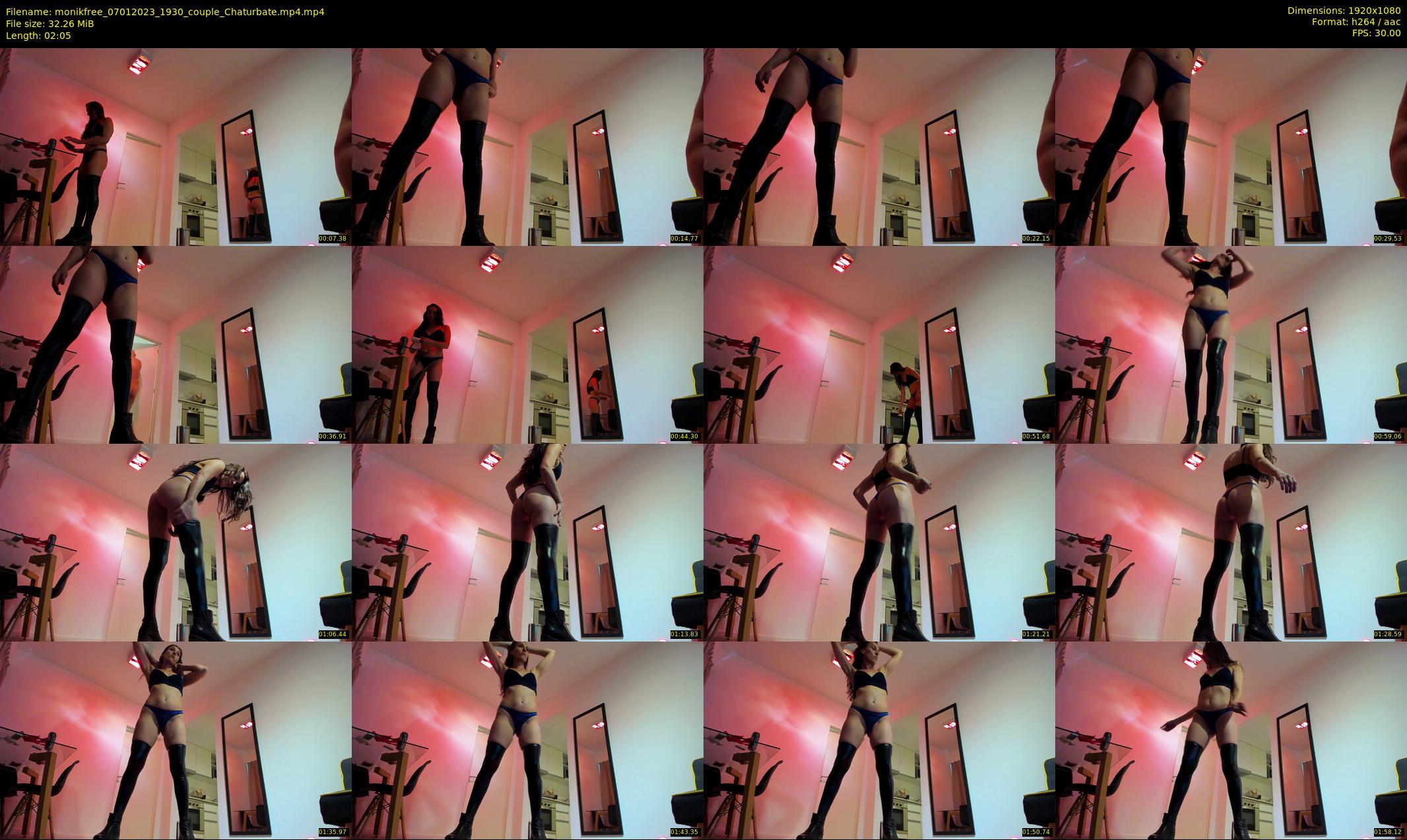 monikfree — 3 minute Chaturbate couple cam show recording, 1080p, Jan 7, 2023