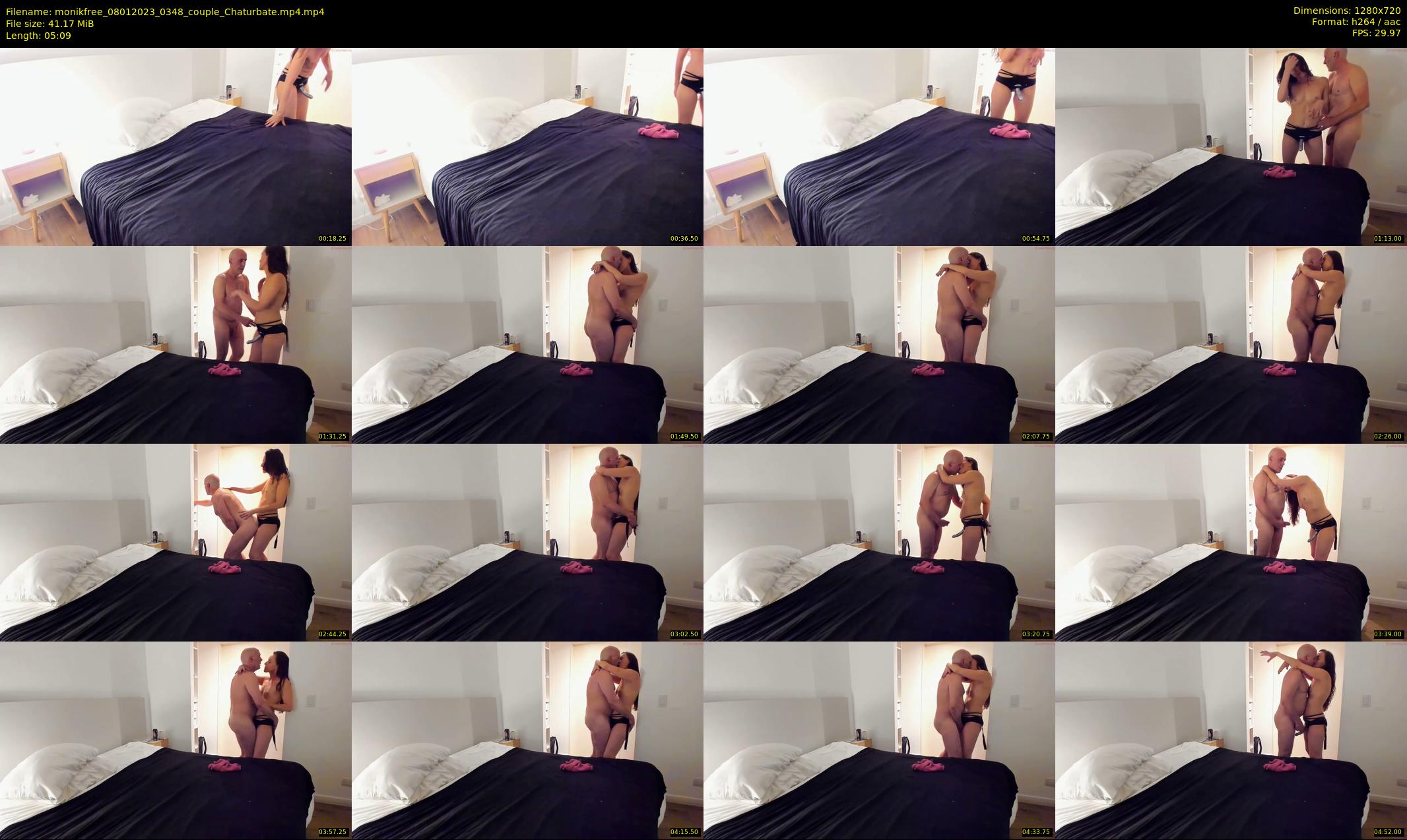 monikfree — 6 minute Chaturbate couple cam show recording, 720p, Jan 8, 2023