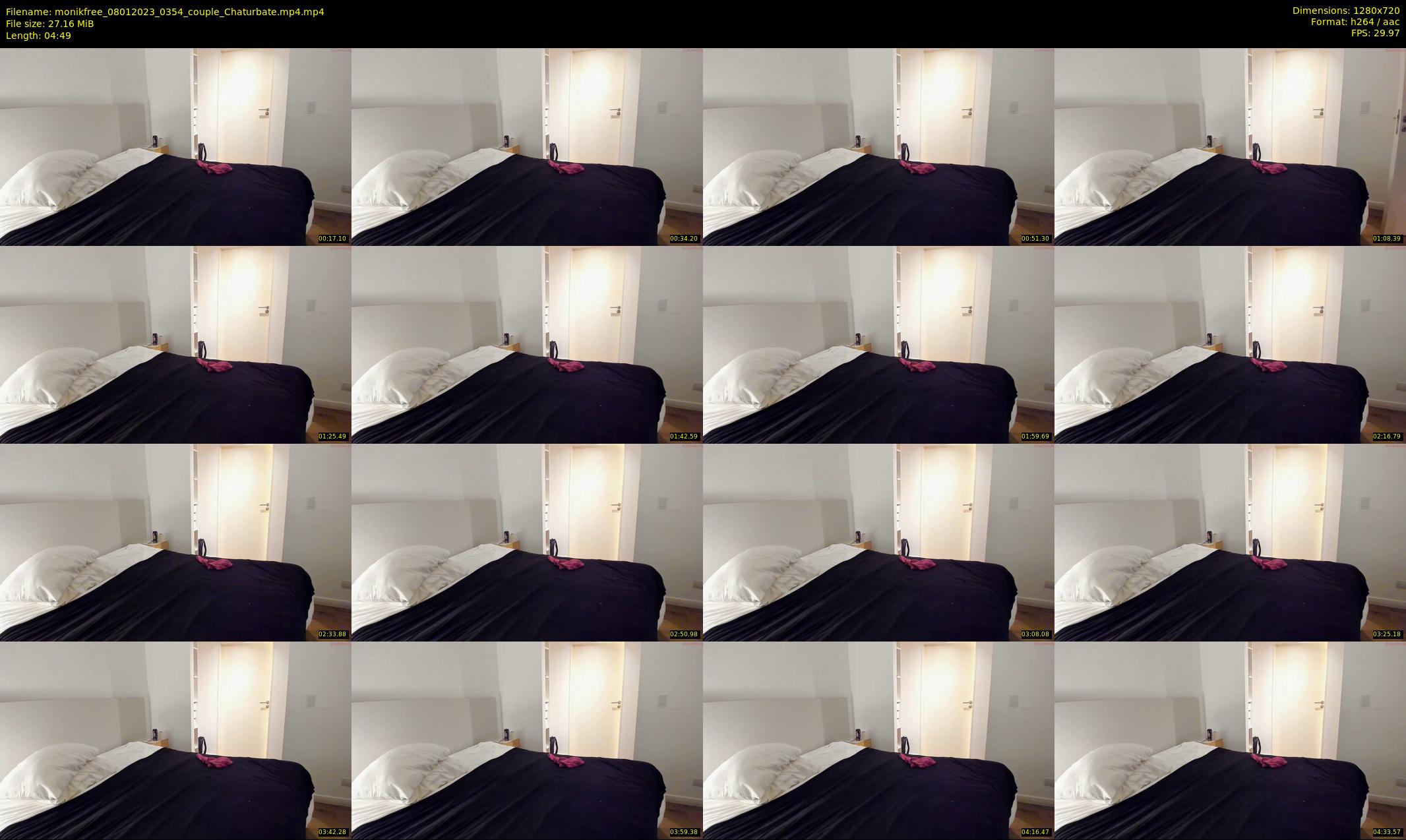 monikfree — 5 minute Chaturbate couple cam show recording, 720p, Jan 8, 2023