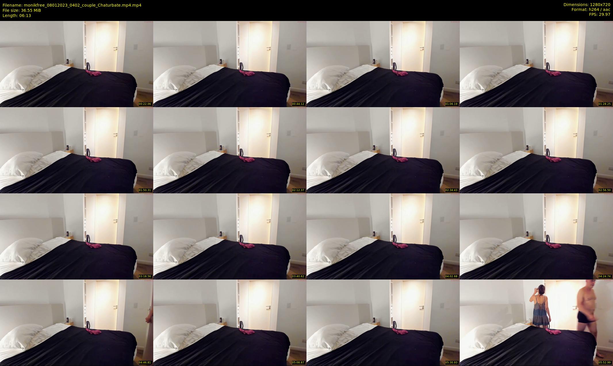 monikfree — 7 minute Chaturbate couple cam show recording, 720p, Jan 8, 2023