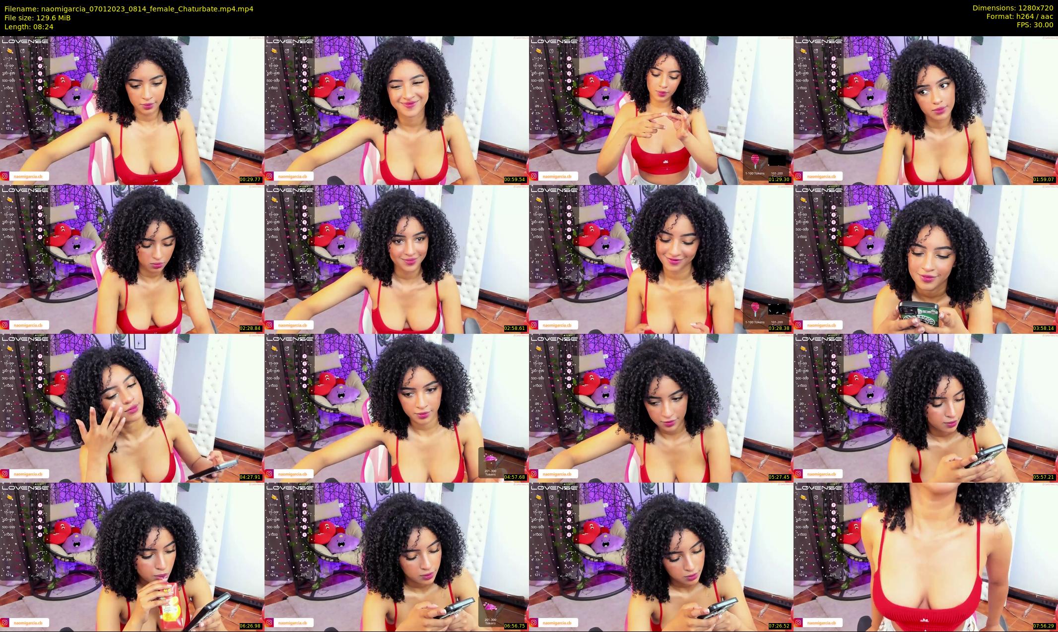 naomigarcia — 9 minute Chaturbate female cam show recording, 720p, Jan 7, 2023