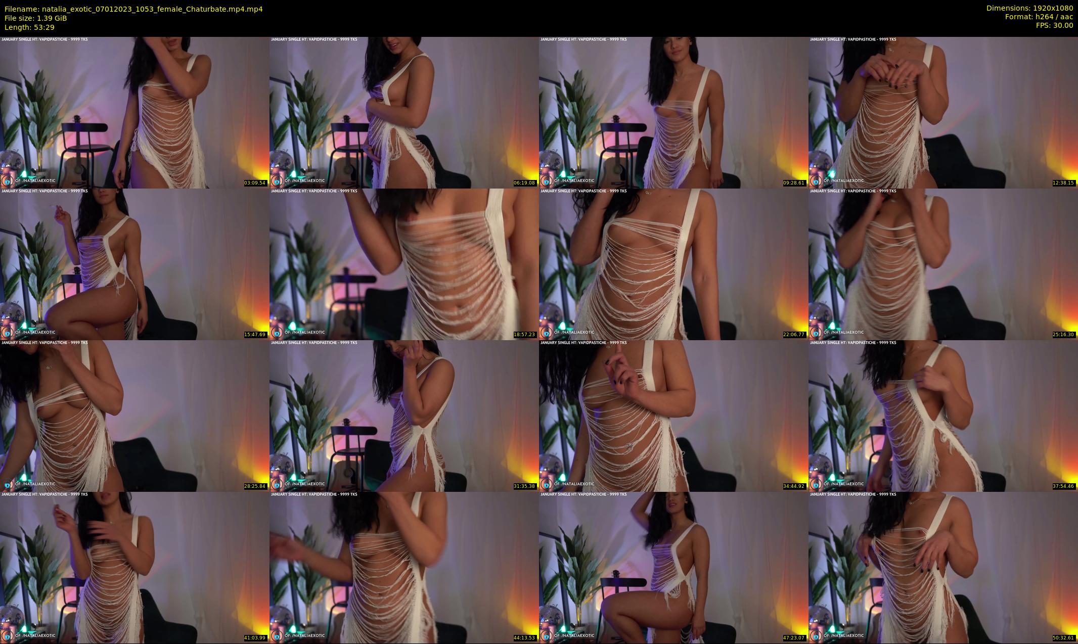 natalia_exotic — 54 minute Chaturbate female cam show recording, 1080p, Jan 7, 2023
