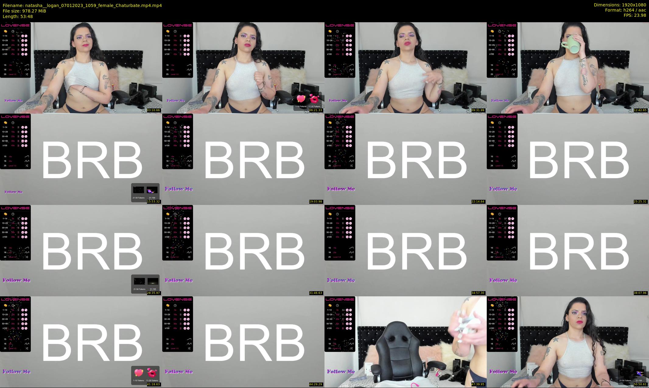 natasha__logan — 54 minute Chaturbate female cam show recording, 1080p, Jan 7, 2023