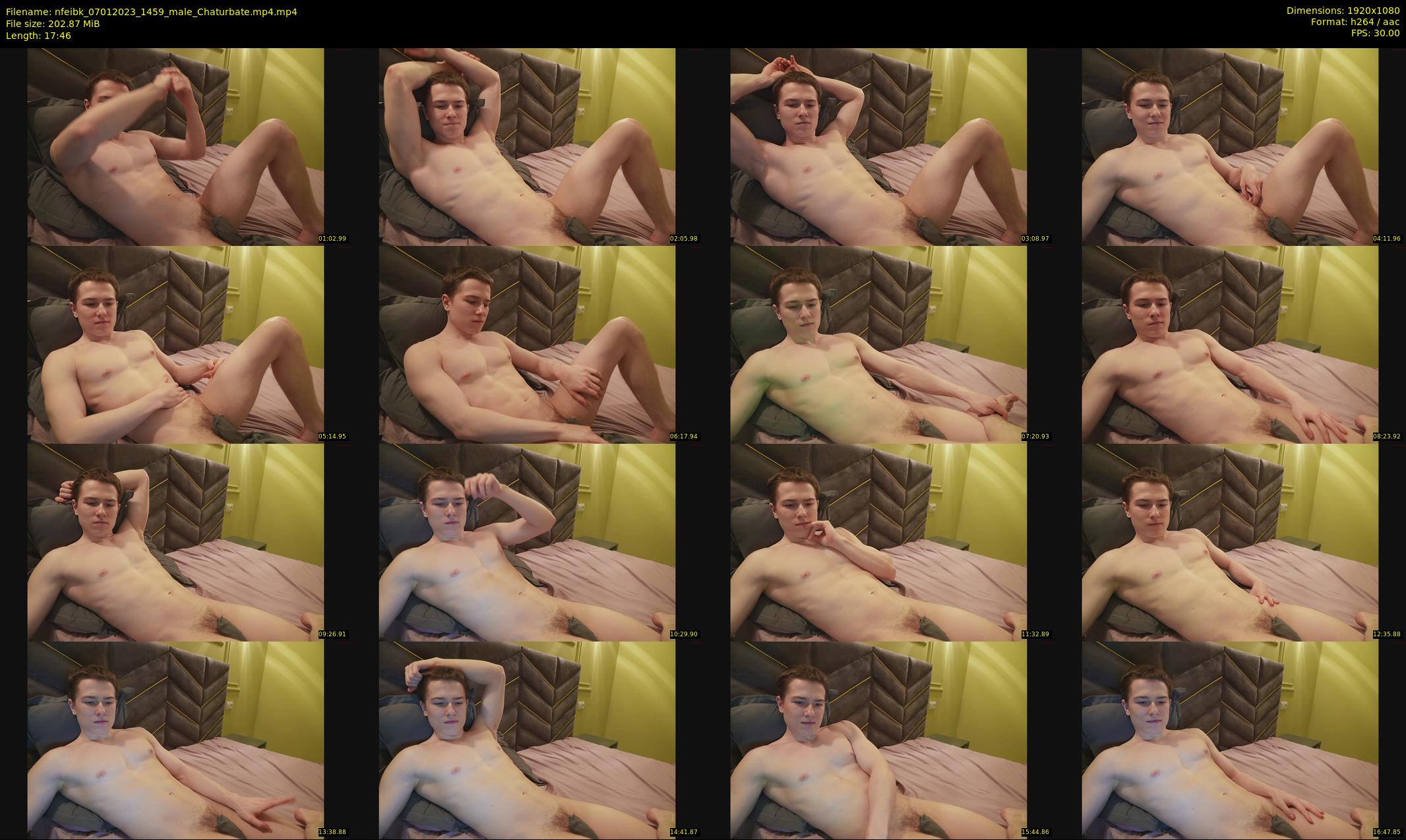 nfeibk — 18 minute Chaturbate male cam show recording, 1080p, Jan 7, 2023