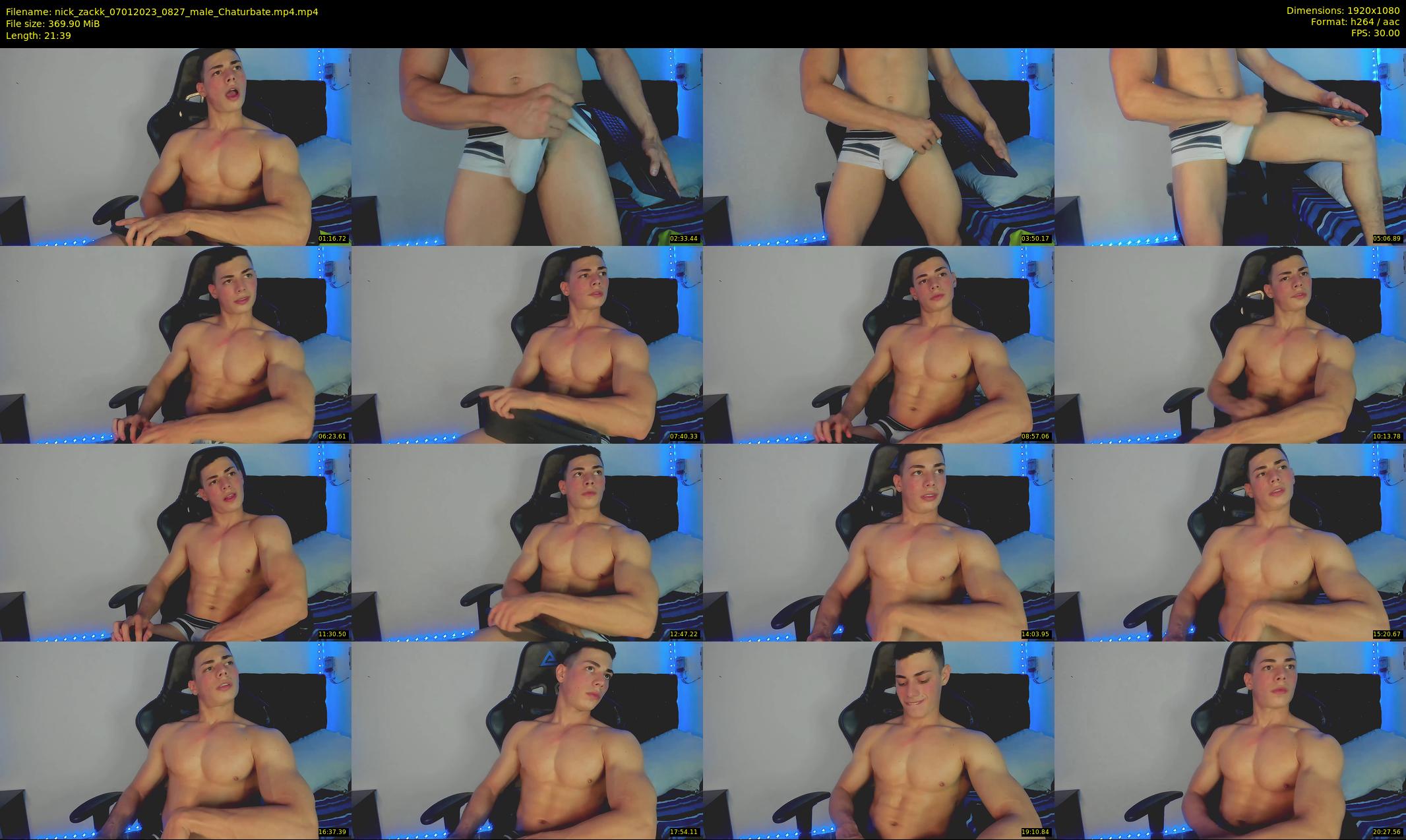 nick_zackk — 22 minute Chaturbate male cam show recording, 1080p, Jan 7, 2023