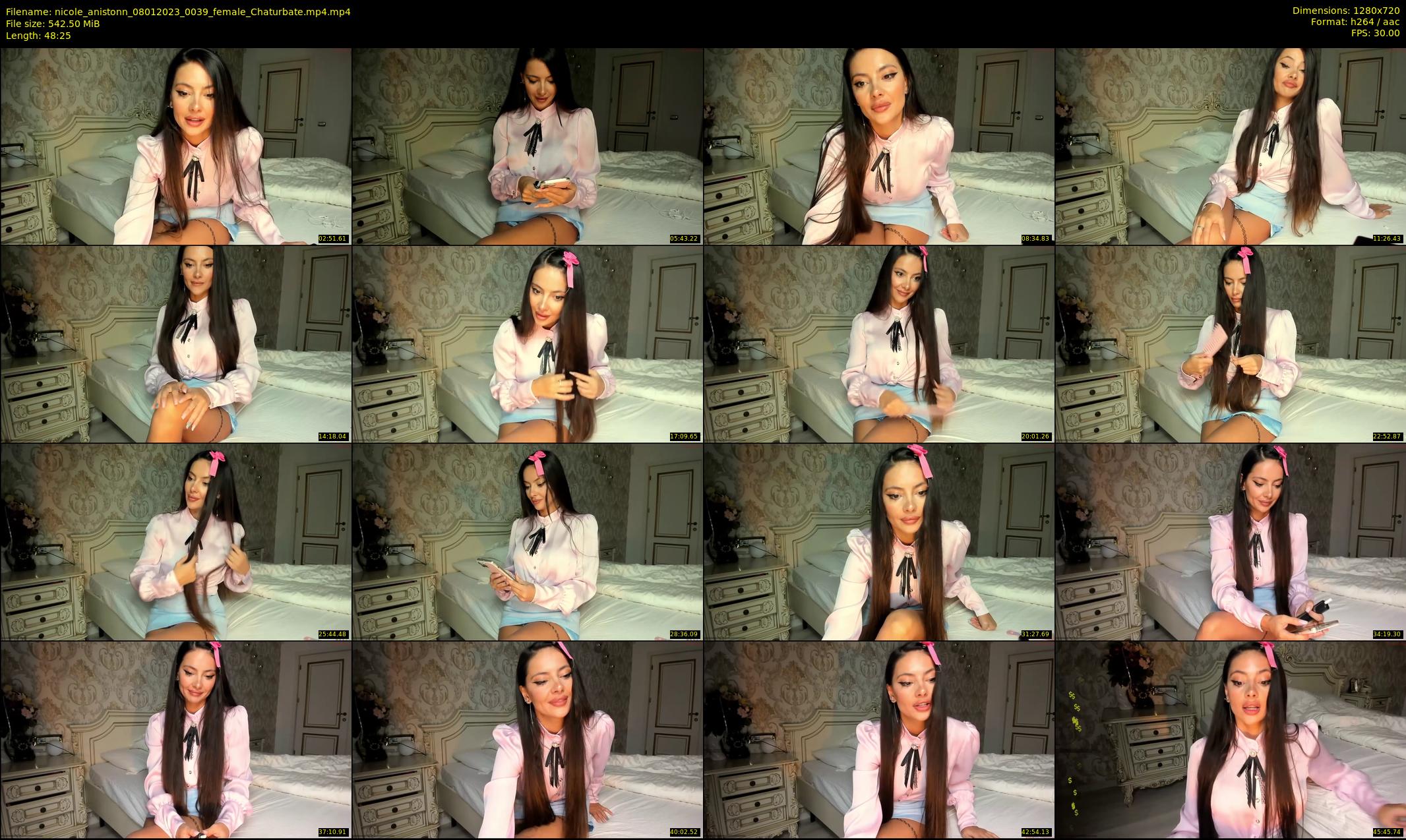 nicole_anistonn — 49 minute Chaturbate female cam show recording, 720p, Jan 8, 2023