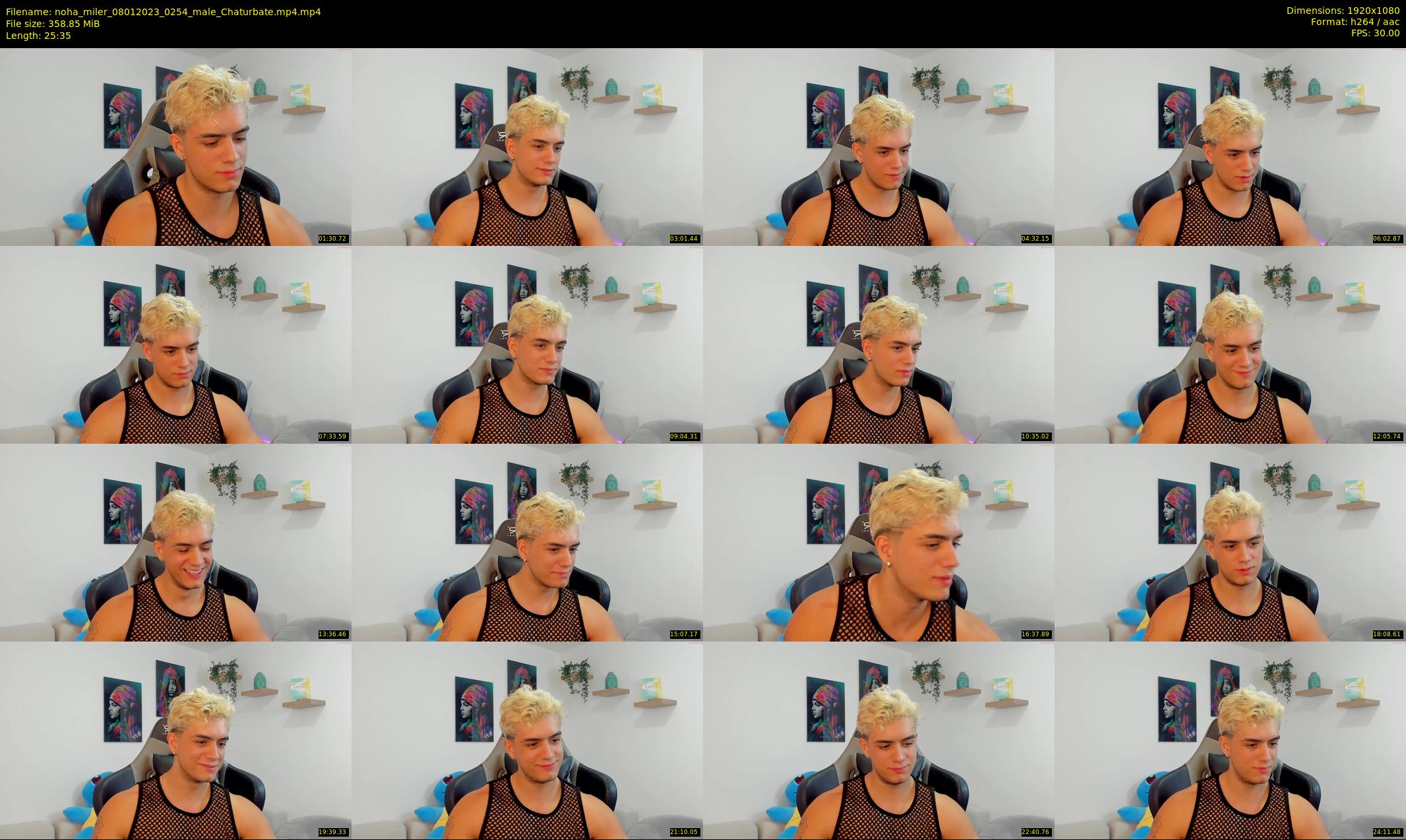 noha_miler — 26 minute Chaturbate male cam show recording, 1080p, Jan 8, 2023
