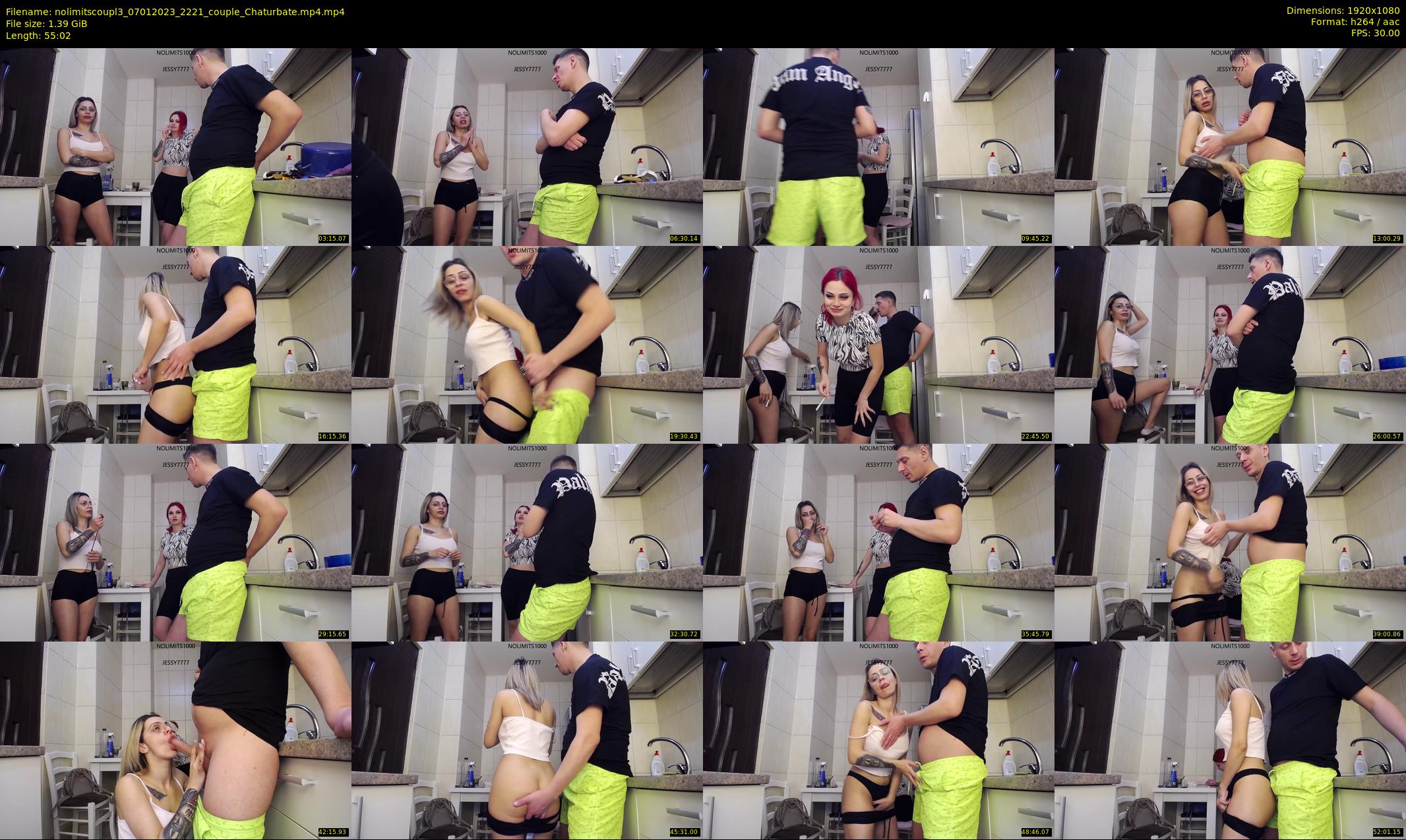 nolimitscoupl3 — 56 minute Chaturbate couple cam show recording, 1080p, Jan 7, 2023