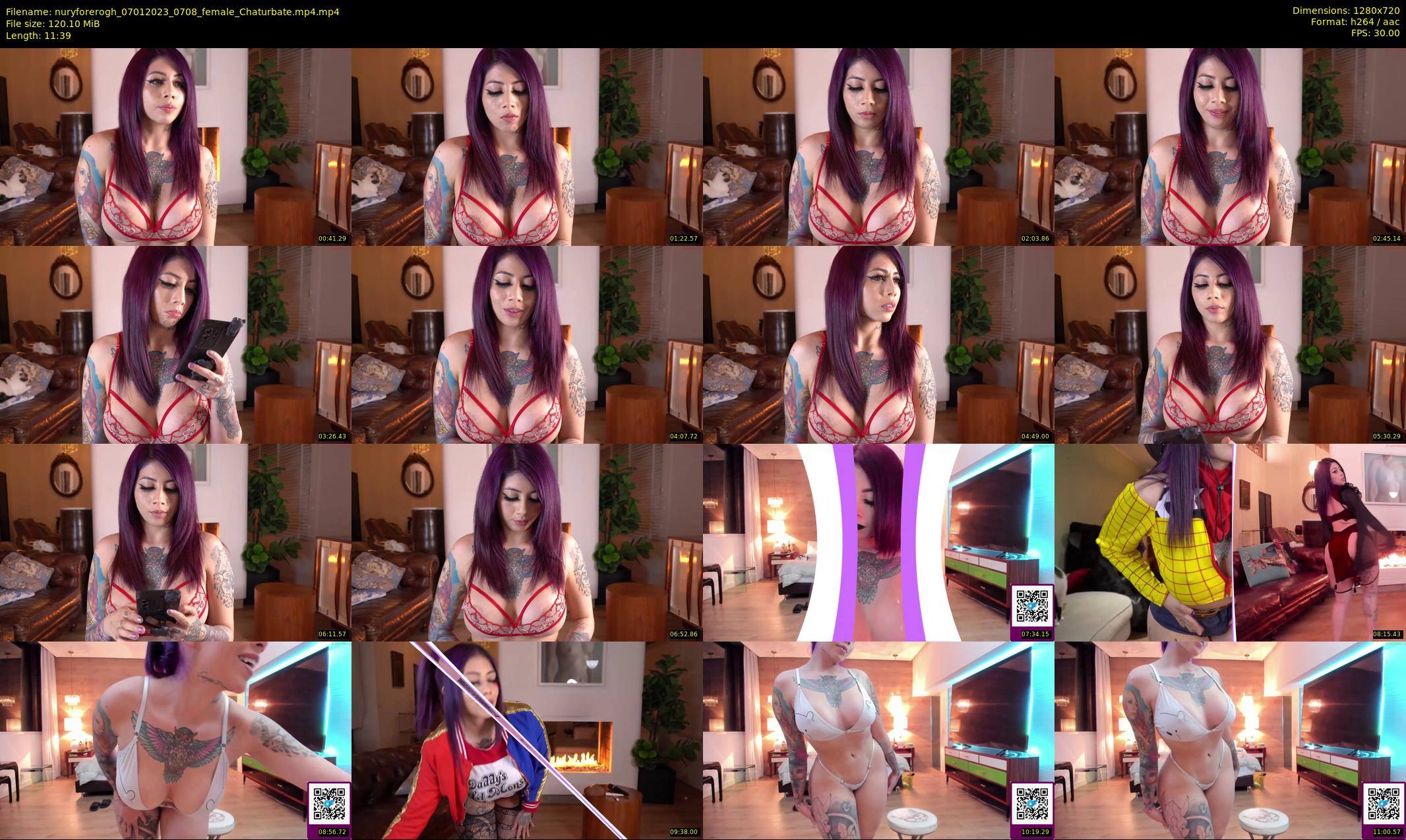 nuryforerogh — 12 minute Chaturbate female cam show recording, 720p, Jan 7, 2023