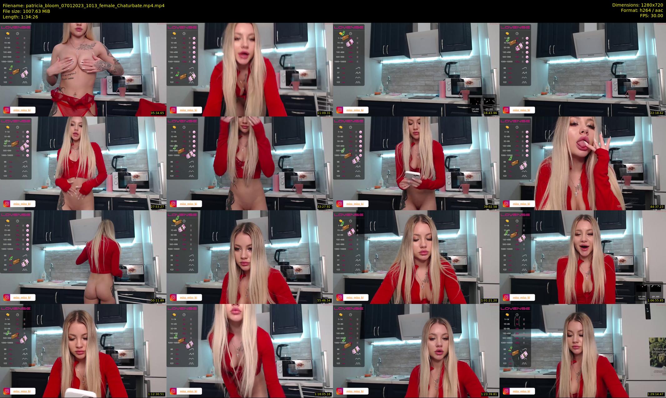 patricia_bloom — 95 minute Chaturbate female cam show recording, 720p, Jan 7, 2023