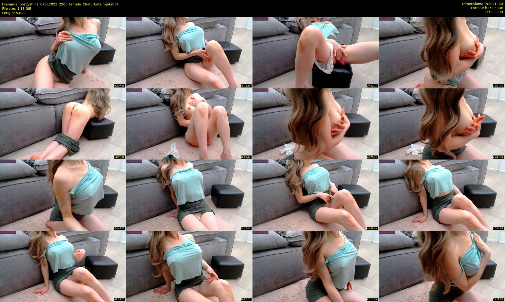 prettyshina — 54 minute Chaturbate female cam show recording, 1080p, Jan 7, 2023