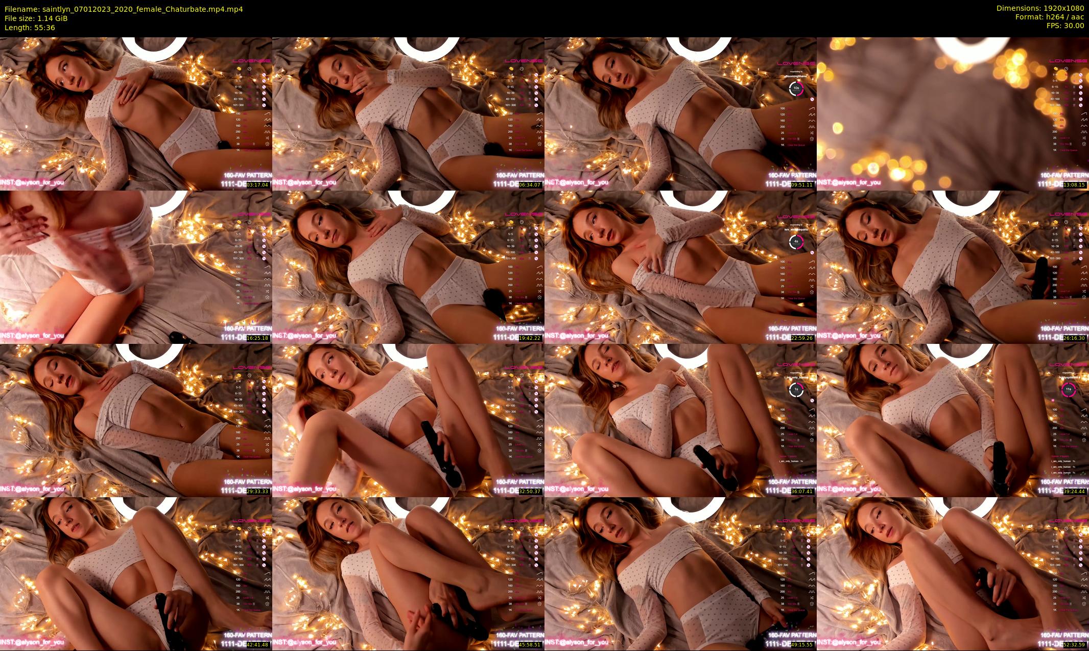 saintlyn — 56 minute Chaturbate female cam show recording, 1080p, Jan 7, 2023