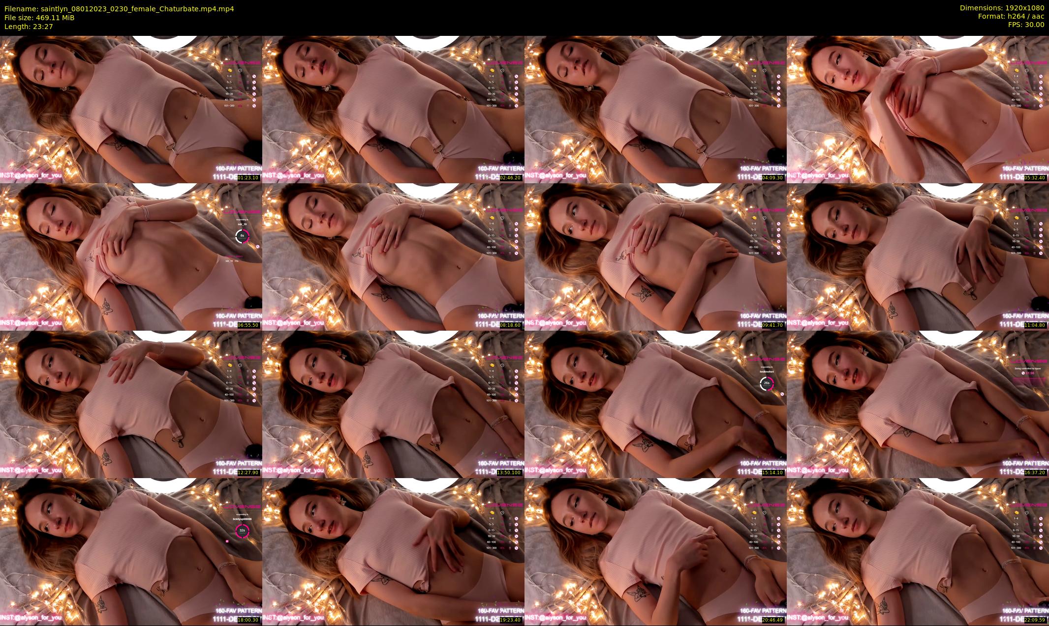 saintlyn — 24 minute Chaturbate female cam show recording, 1080p, Jan 8, 2023