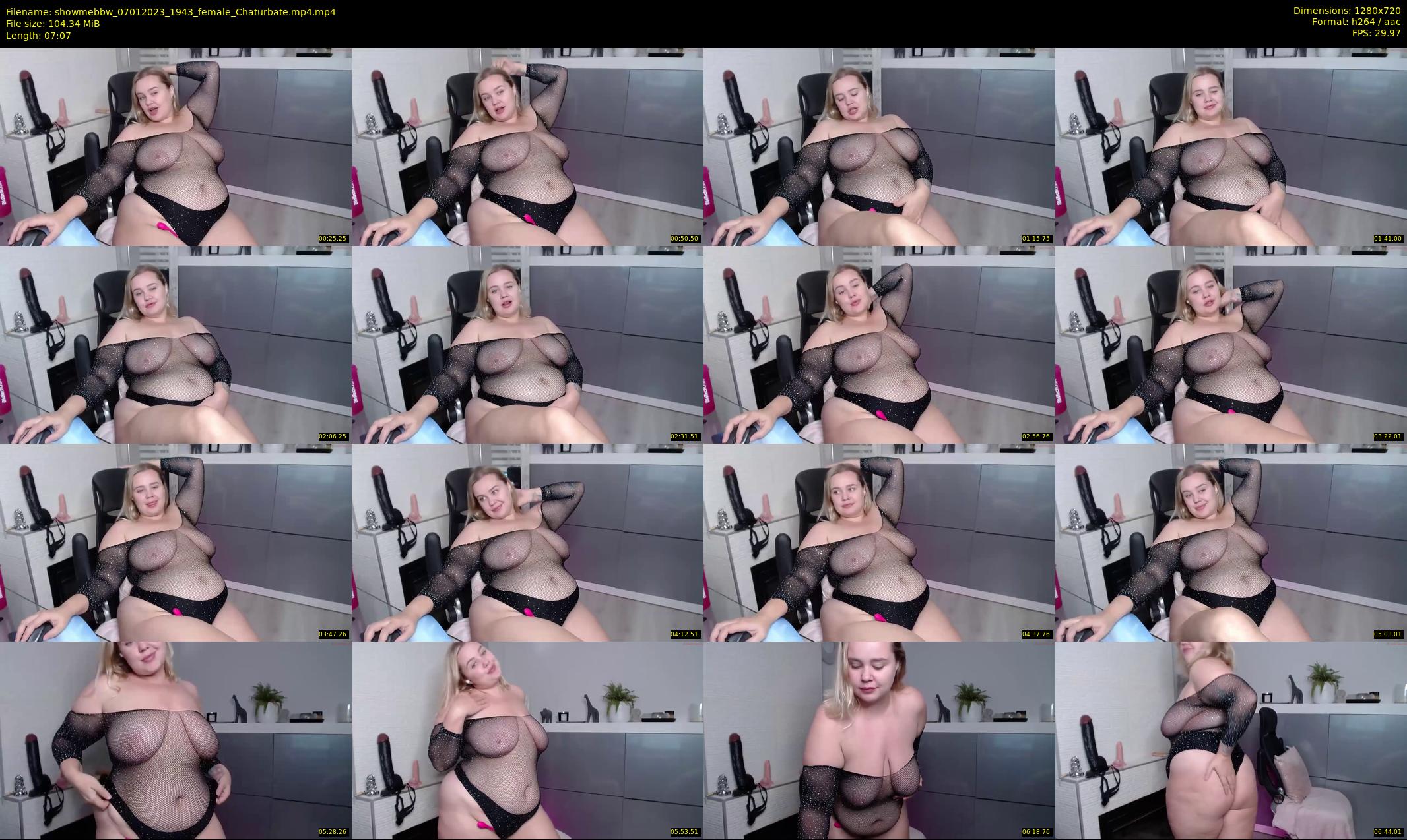 showmebbw — 8 minute Chaturbate female cam show recording, 720p, Jan 7, 2023