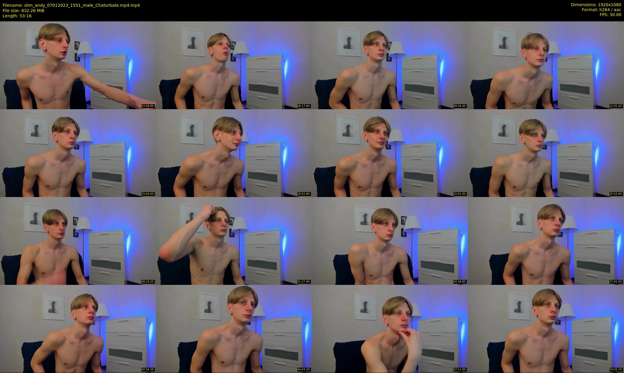 slim_andy — 54 minute Chaturbate male cam show recording, 1080p, Jan 7, 2023